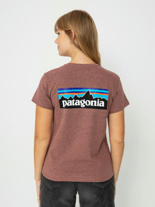 T-shirt Patagonia P-6 Logo Responsibili Wmn (dulse mauve)