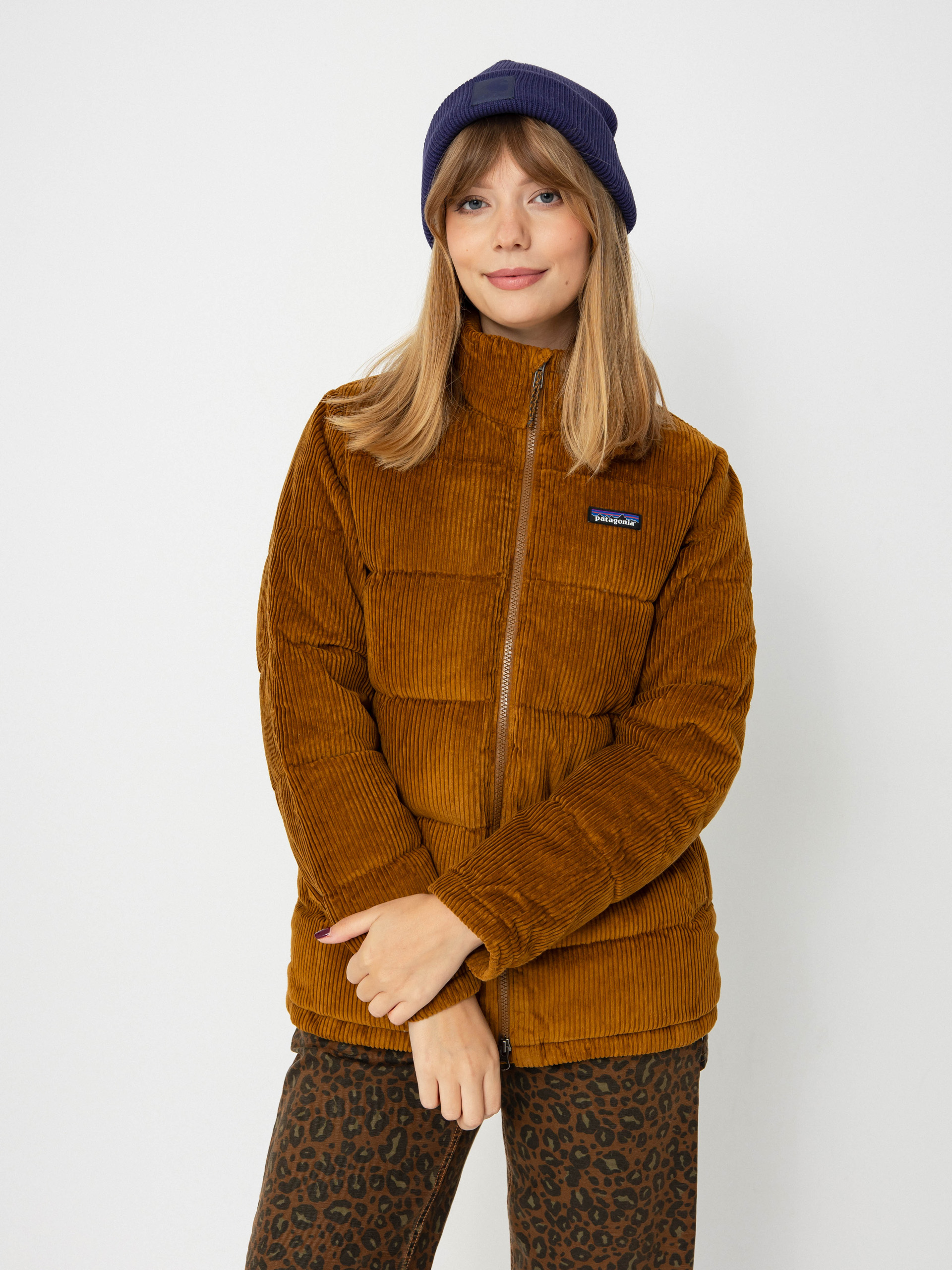 Patagonia Women's Cord Fjord COAT ダウン Kurtka Patagonia Cord Fjord Coat Wmn - brązowy (shelter brown)