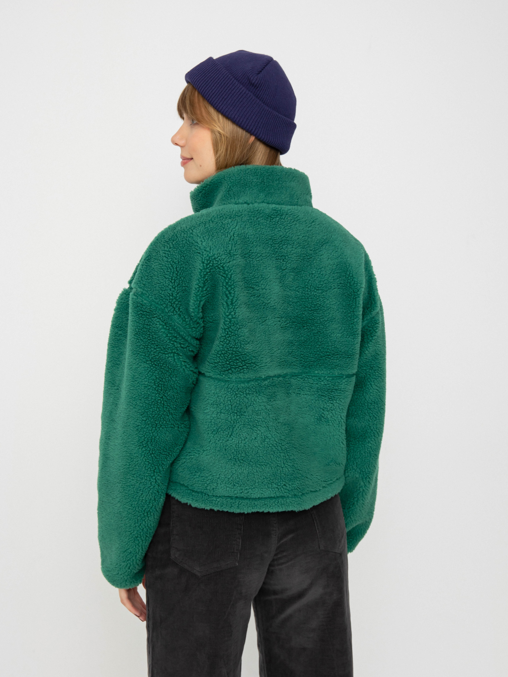 Damski Kurtka The North Face Extreme Pile 2 Pullover (evergreen/tnf black)