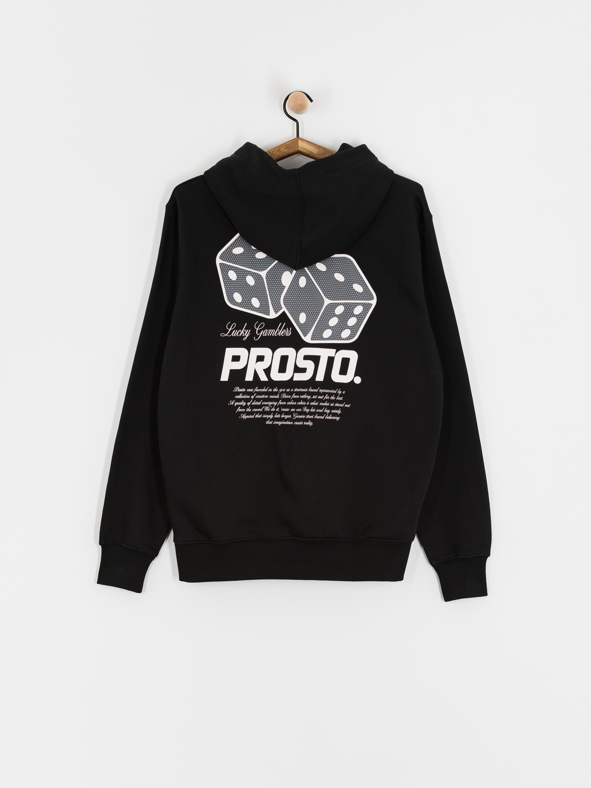 Bluza z kapturem Prosto Gamblers HD (black)