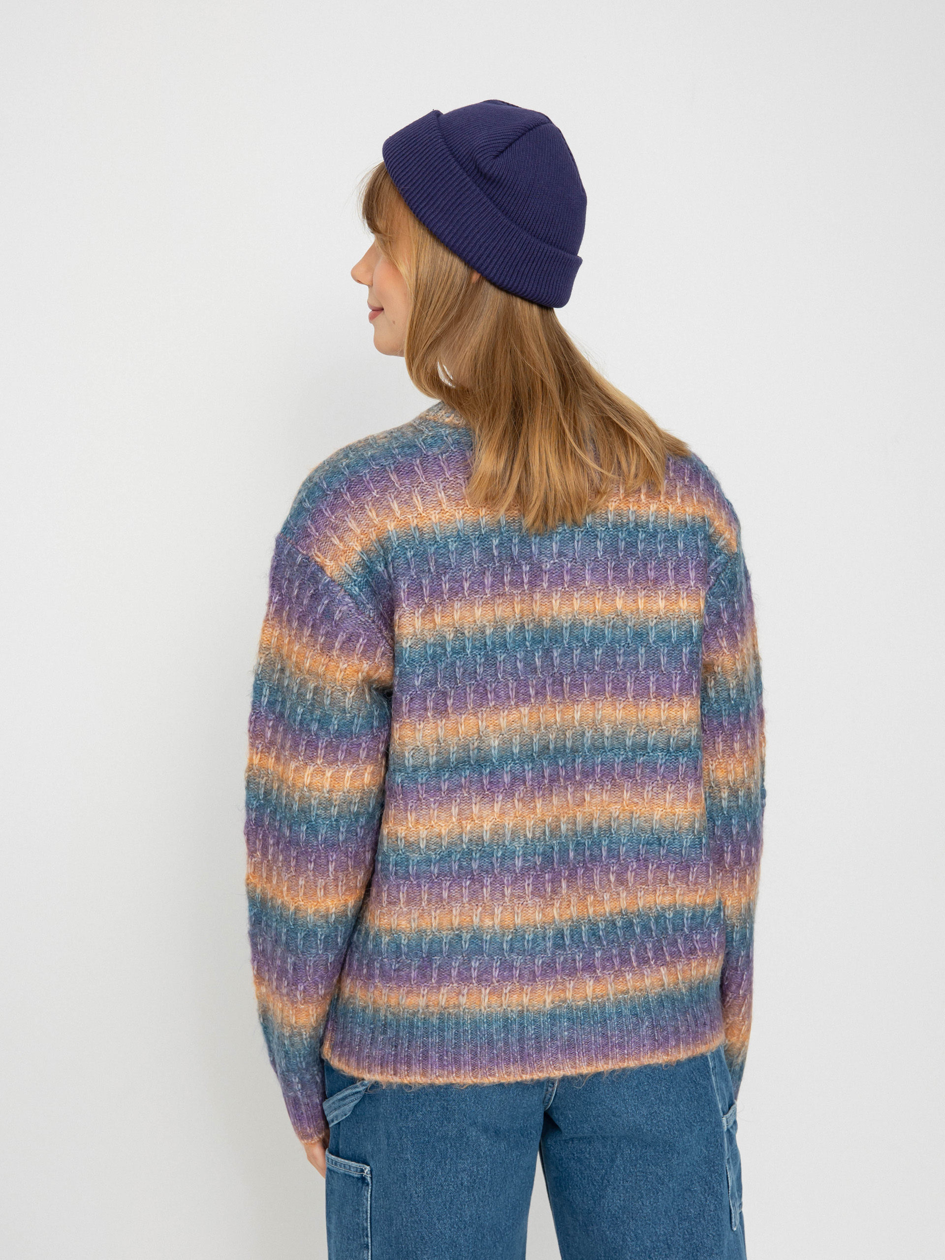 Sweter OBEY Daytrip Crew Sweater Wmn (purple multi)