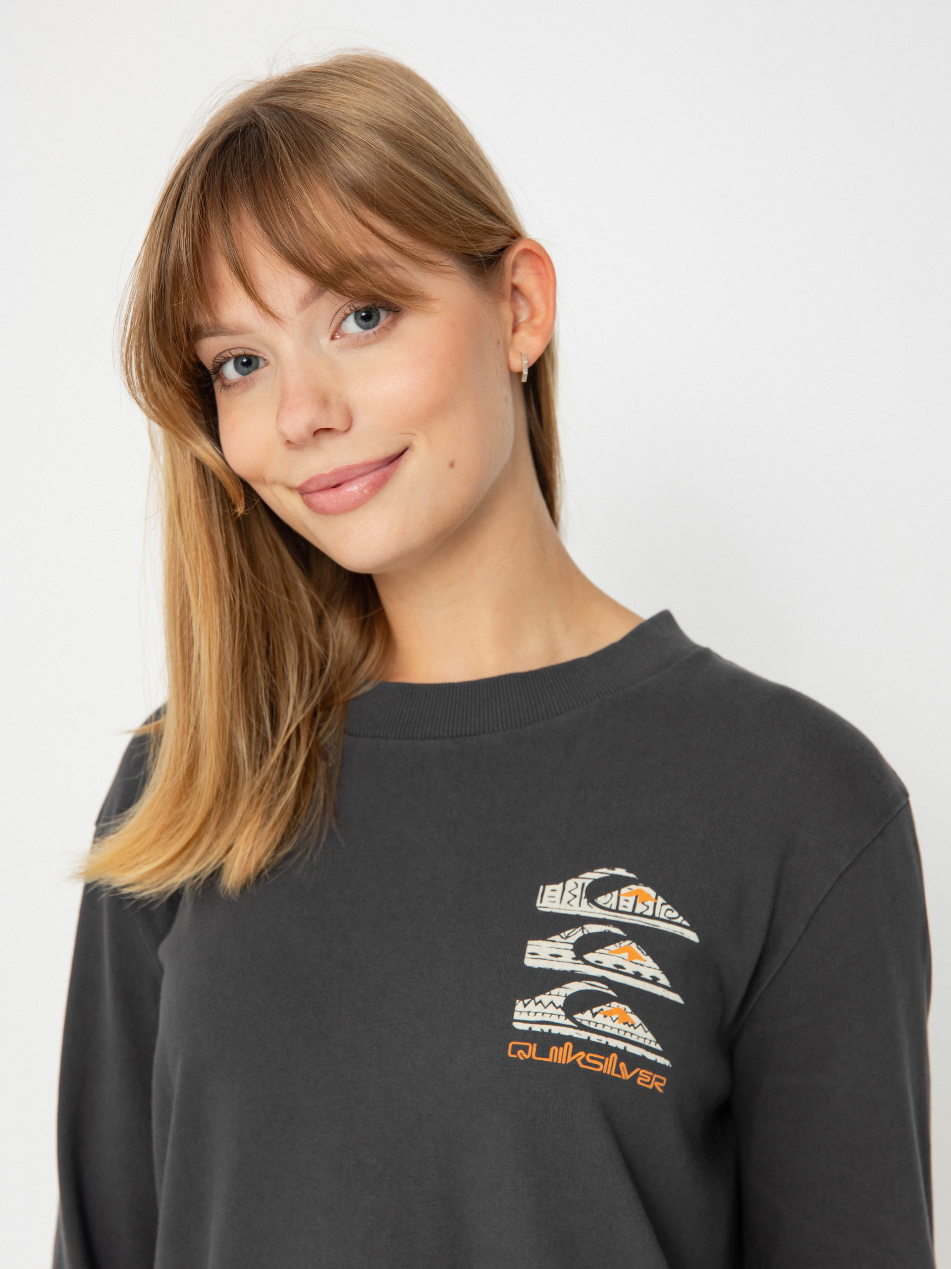 Longsleeve Quiksilver Uni Ls Tee Dress Wmn (tarmac)