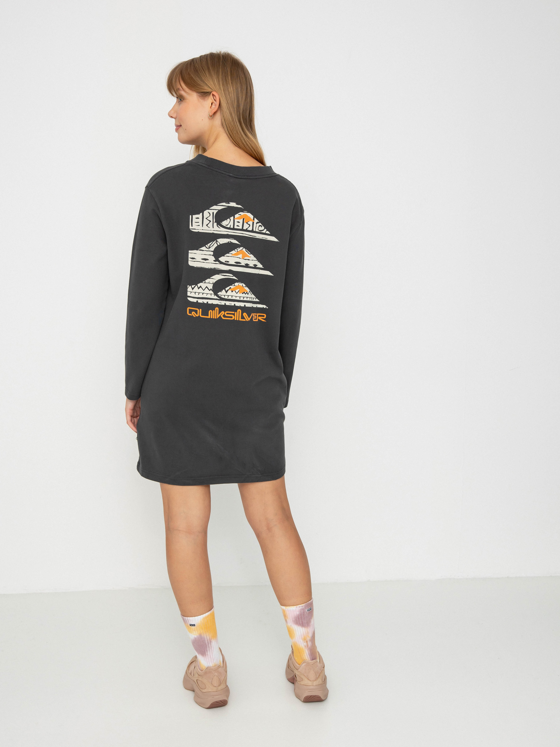 Longsleeve Quiksilver Uni Ls Tee Dress Wmn (tarmac)