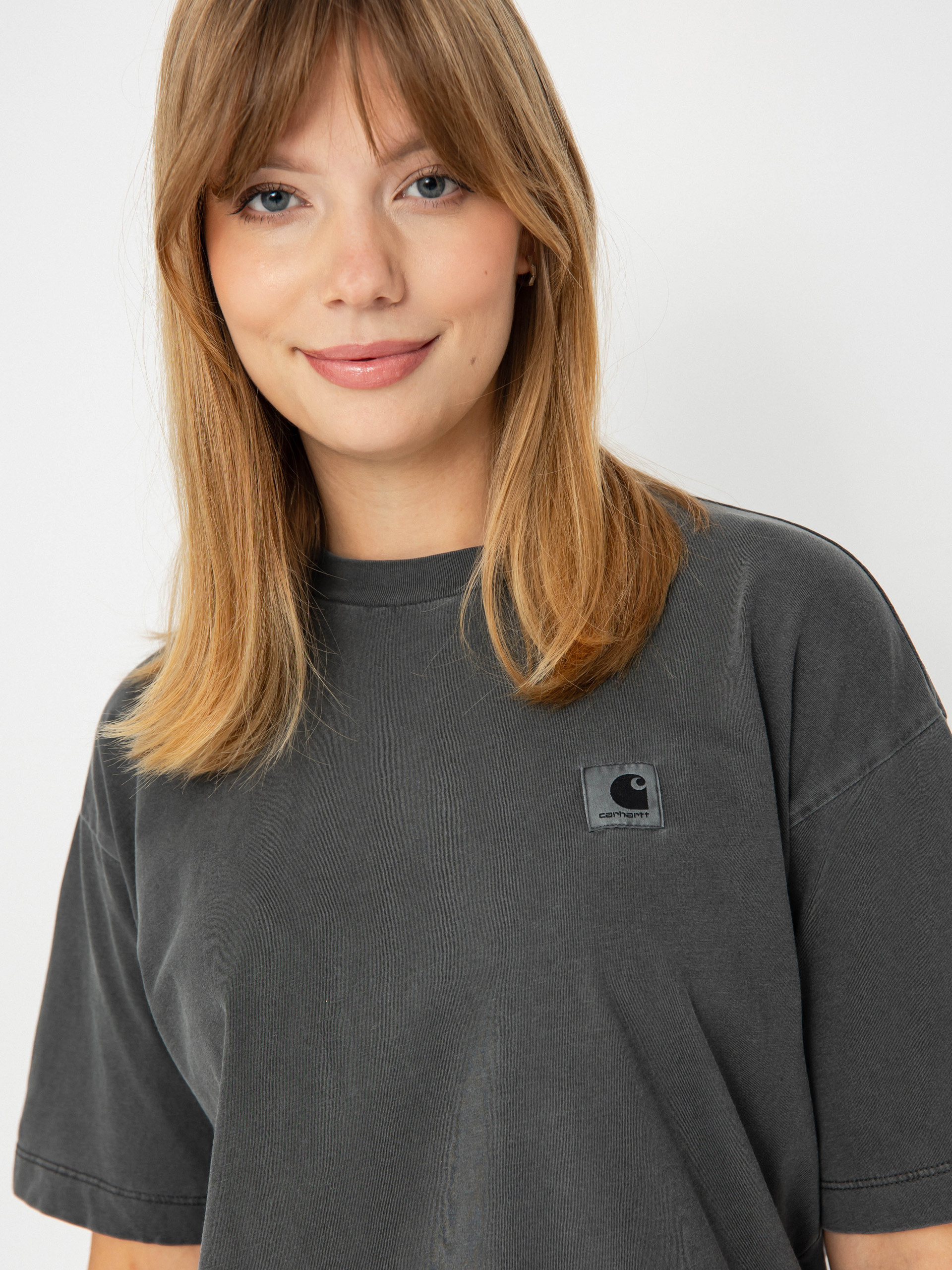 T-shirt Carhartt WIP Nelson Wmn (graphite)