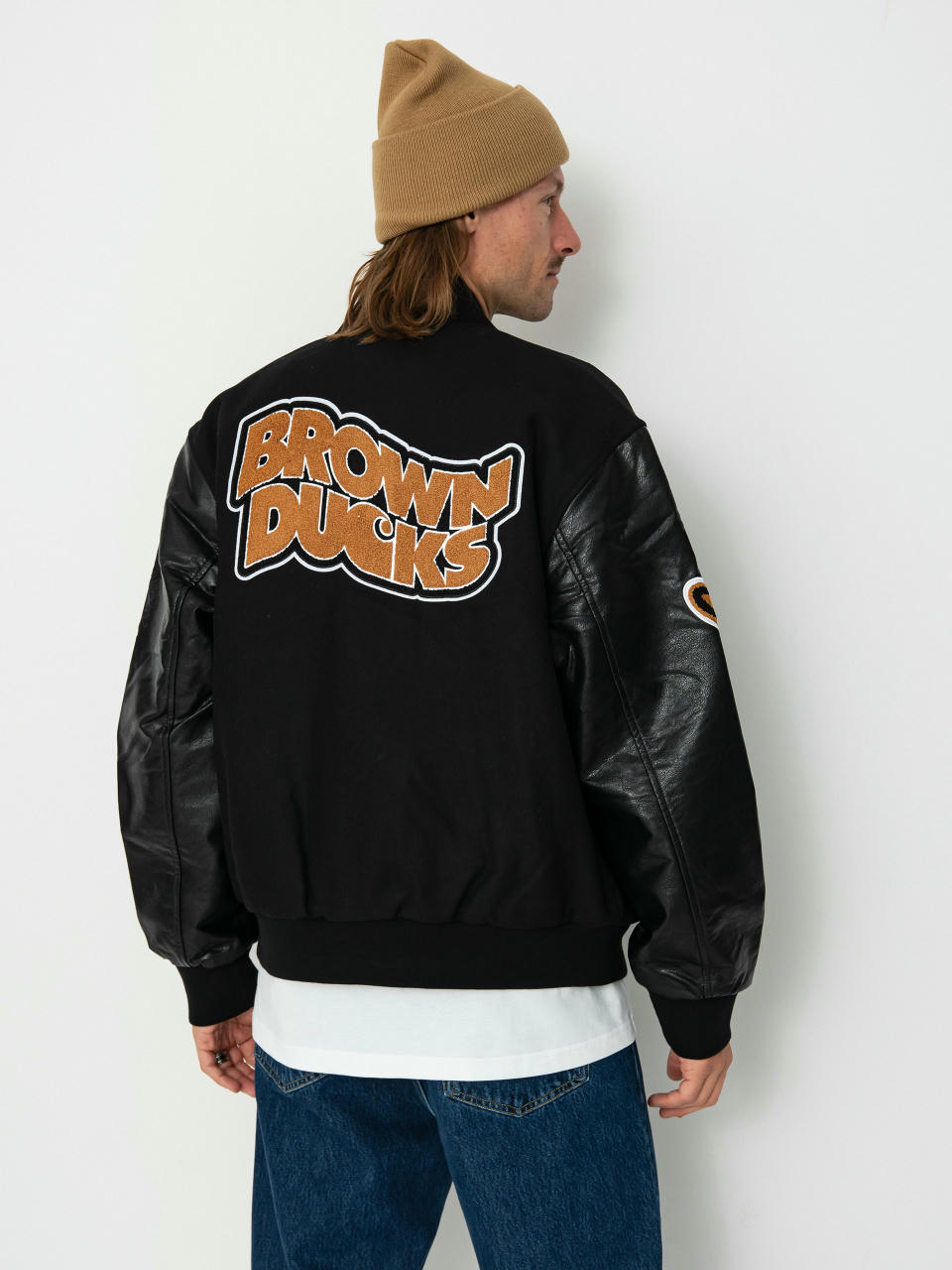 Kurtka Carhartt WIP Brown Ducks Bomber (black/black)