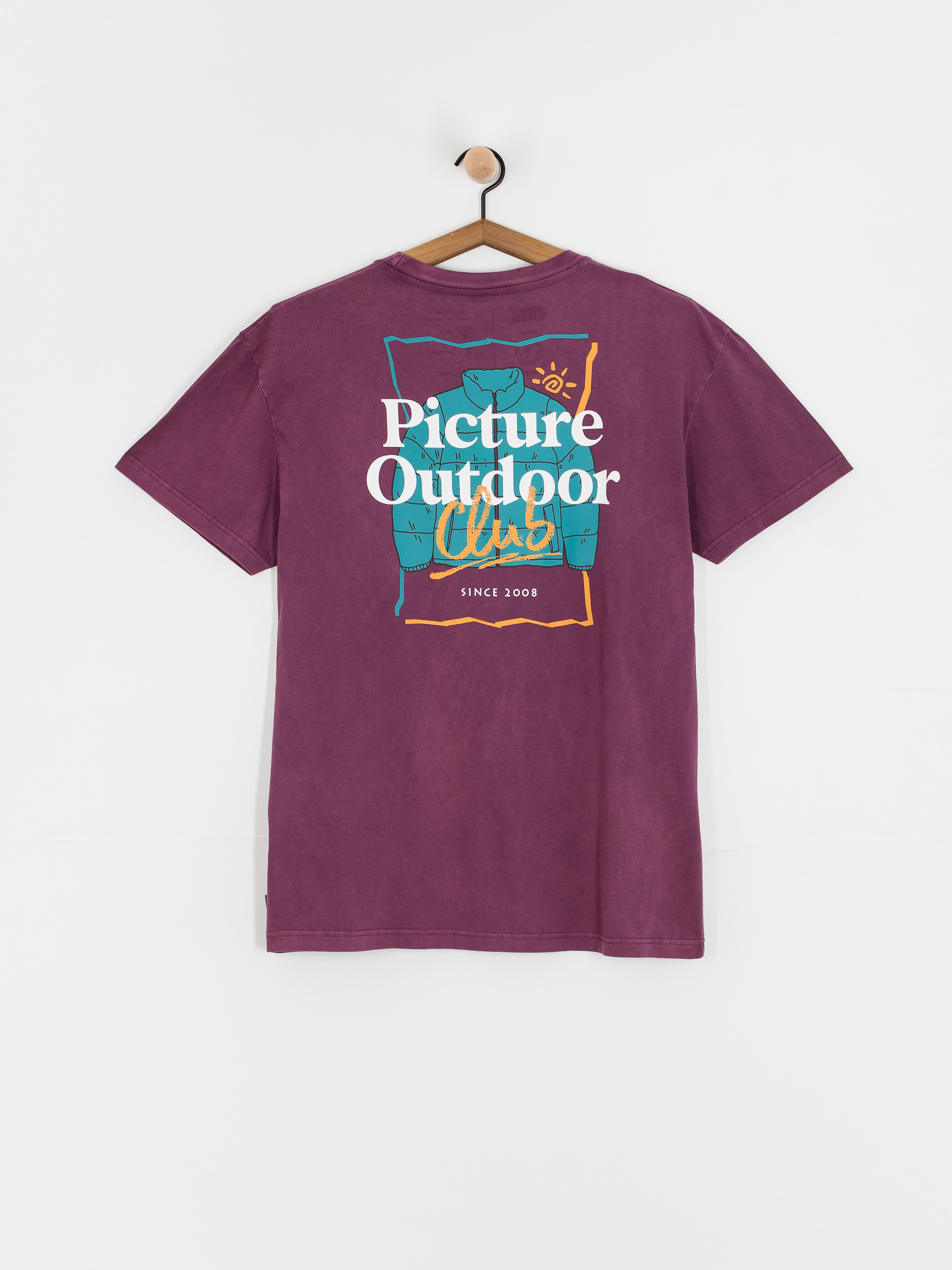 T-shirt Picture Koleoh (purple wine washed)