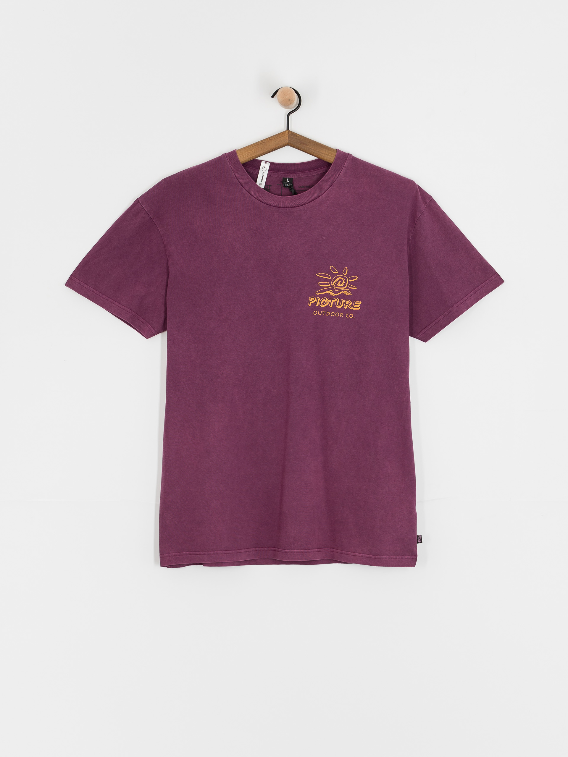 T-shirt Picture Koleoh (purple wine washed)
