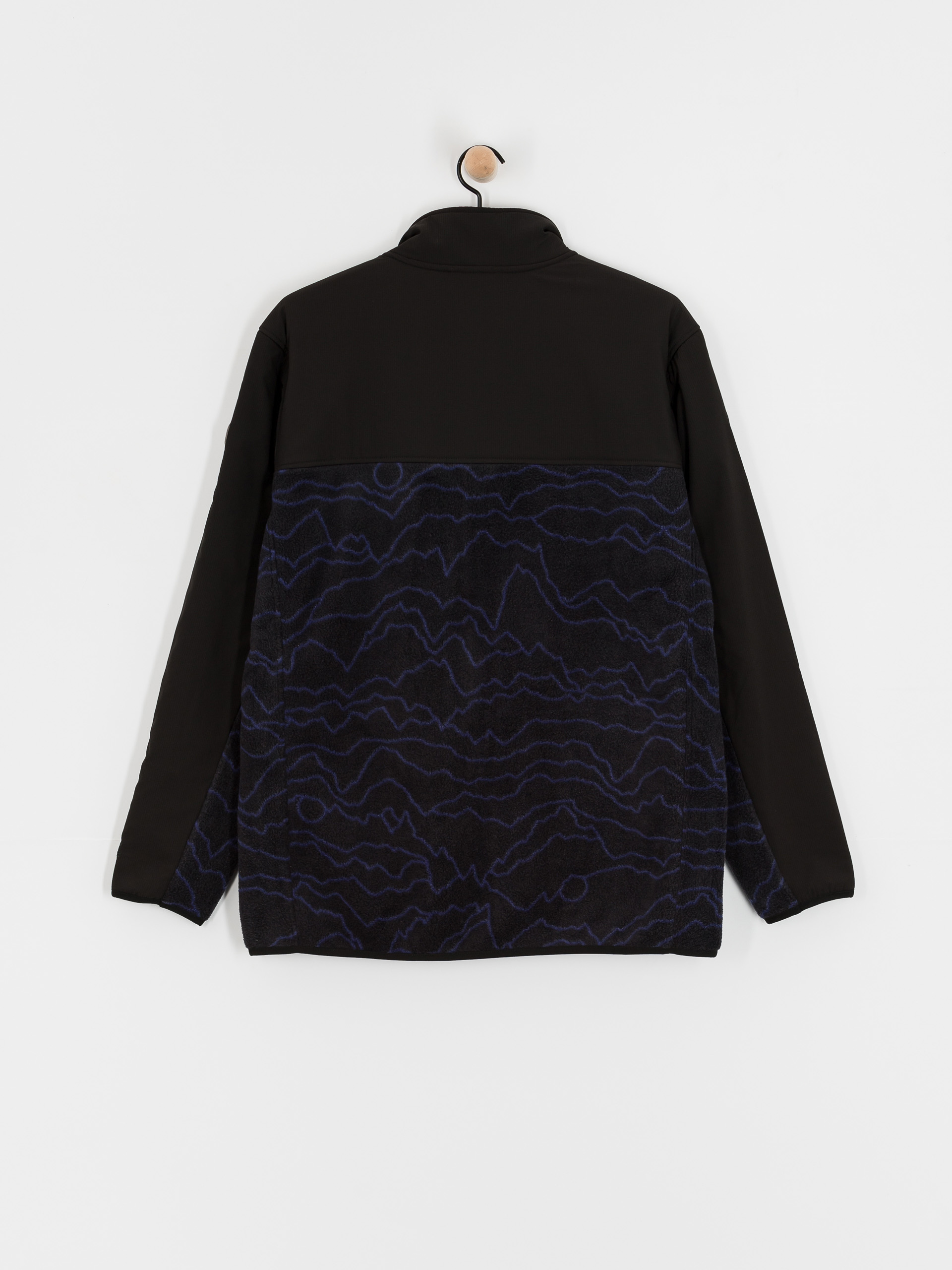 Męski Polar Rip Curl Anti Series Search Zip Crew (black/berry)