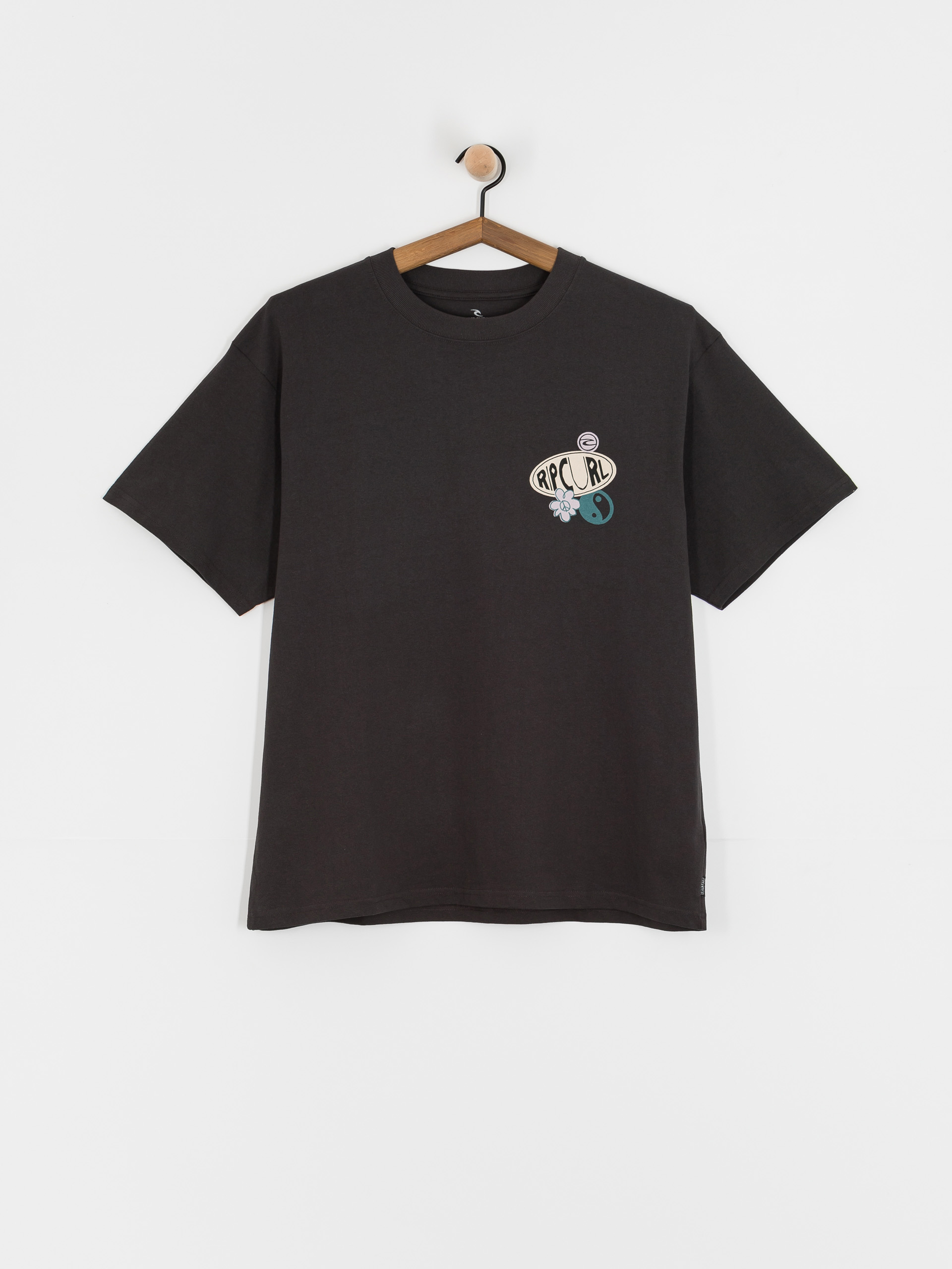 T-shirt Rip Curl Sun Buzzed  (washed black)