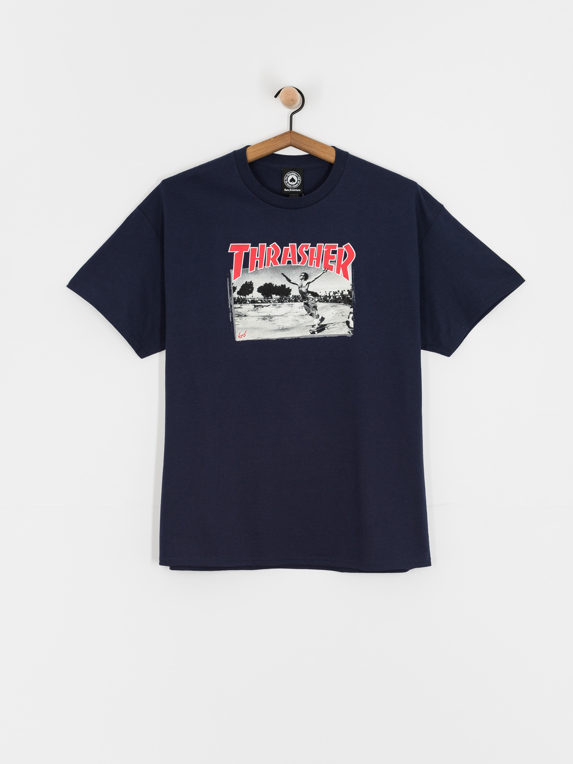 T-shirt Thrasher Jake Dish (navy blue)