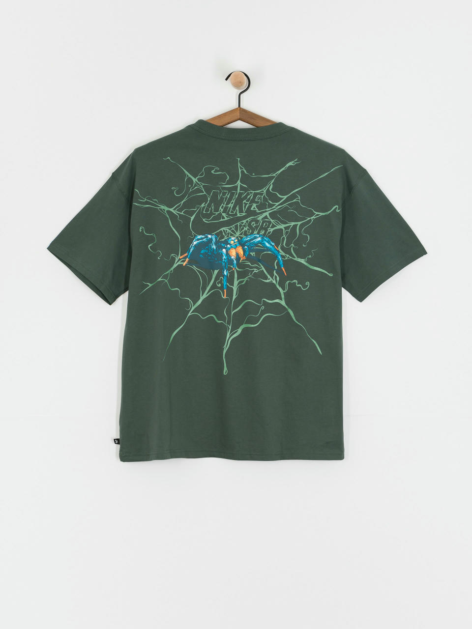 T-shirt Nike SB Spider (vintage green)