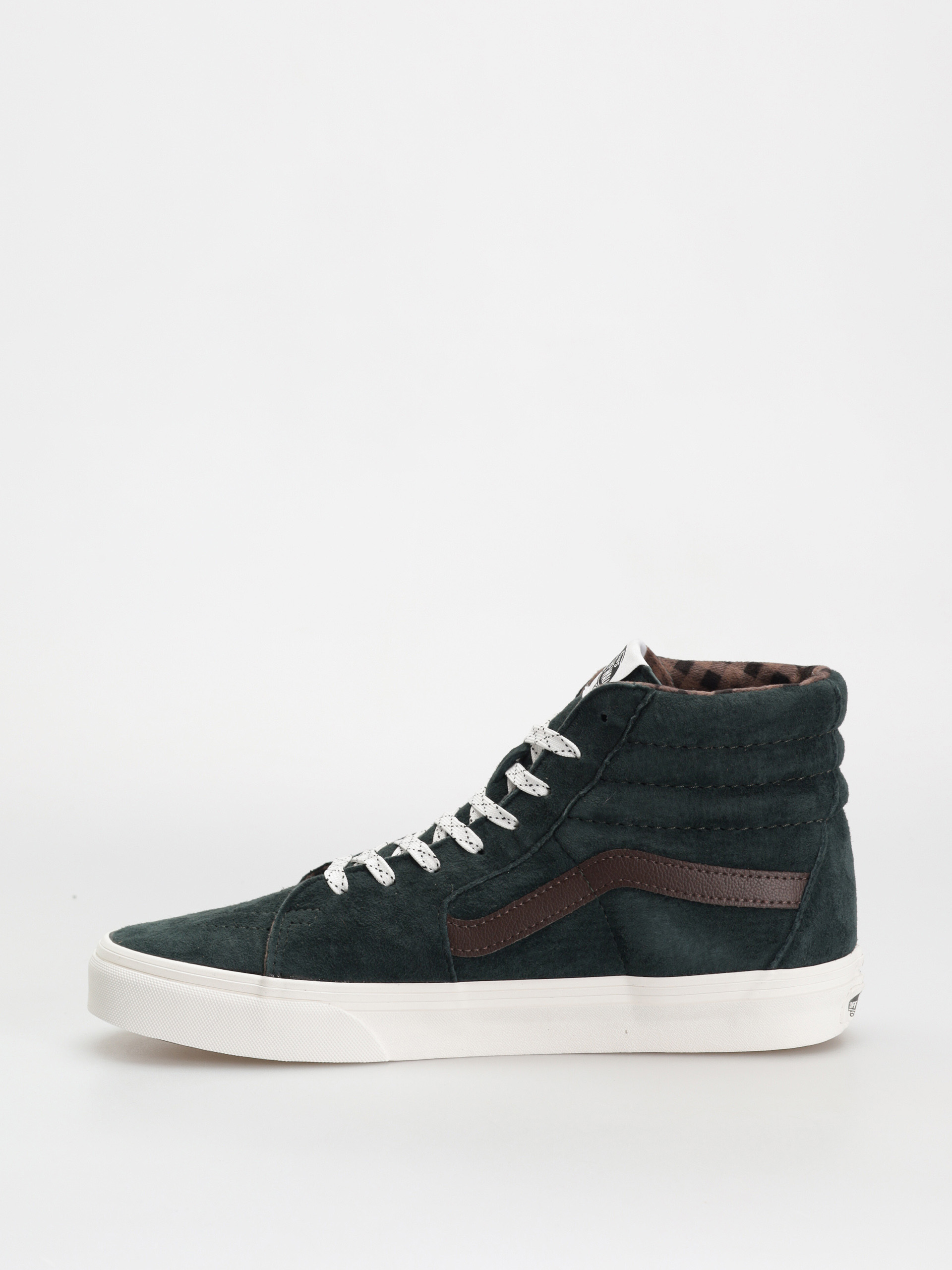 Buty Vans Sk8 Hi (pig suede plaid scarab)