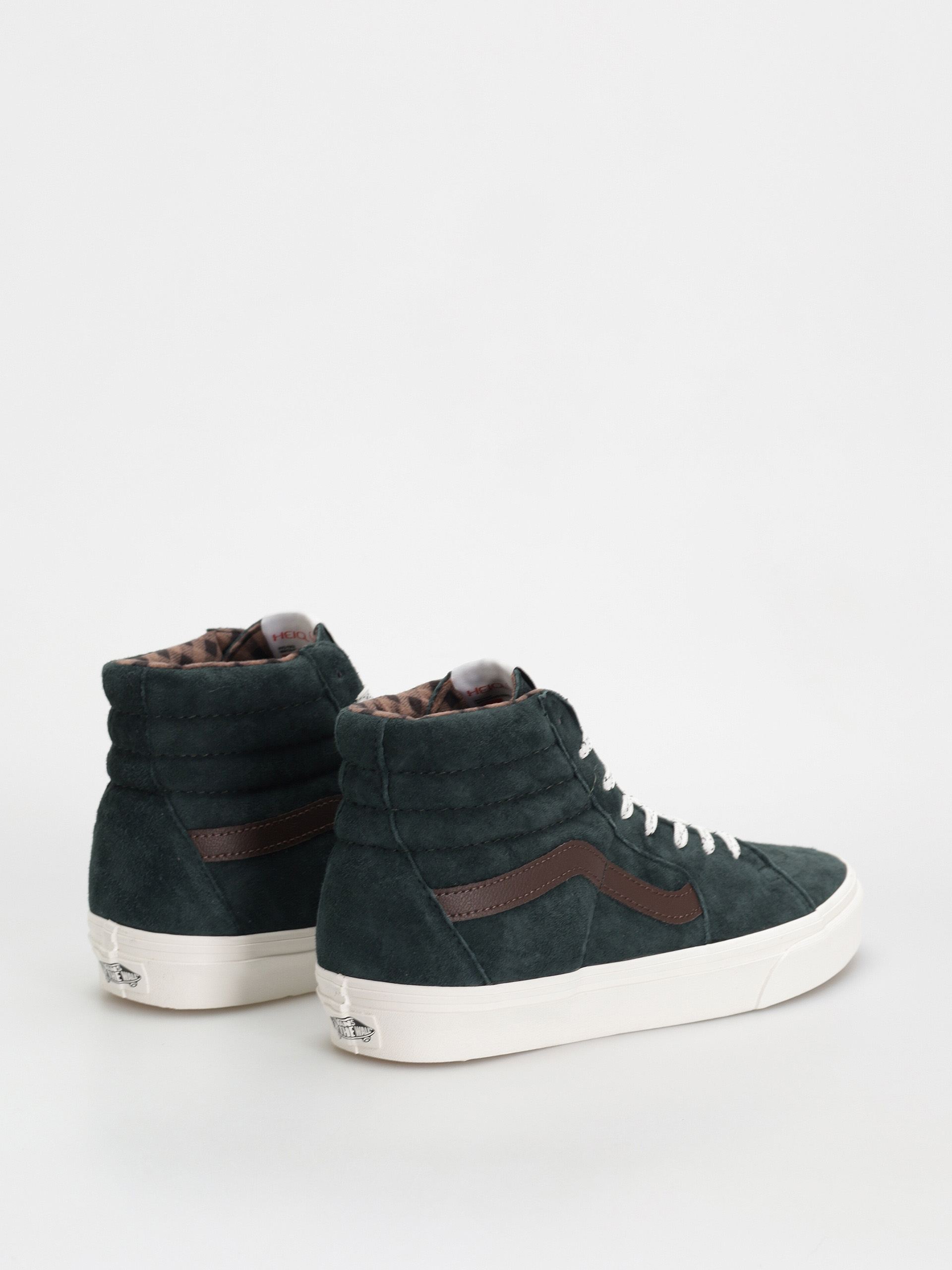 Buty Vans Sk8 Hi (pig suede plaid scarab)