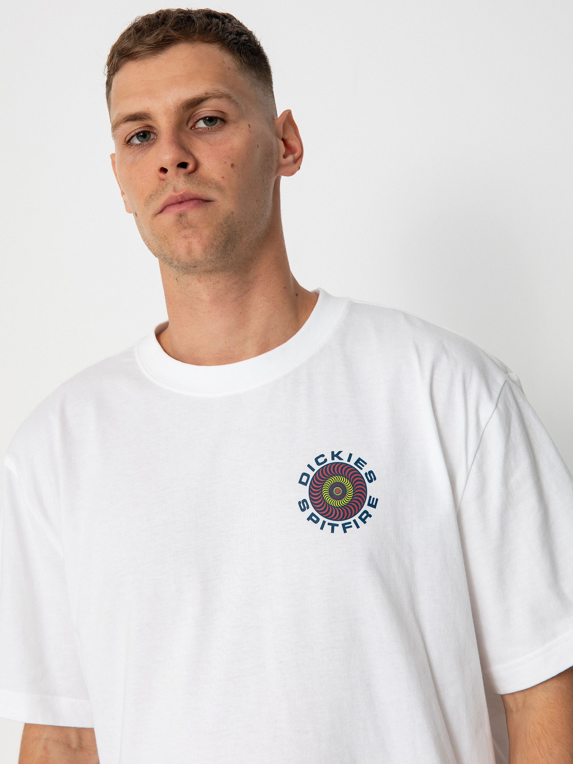 T-shirt Dickies X Spitfire (white)