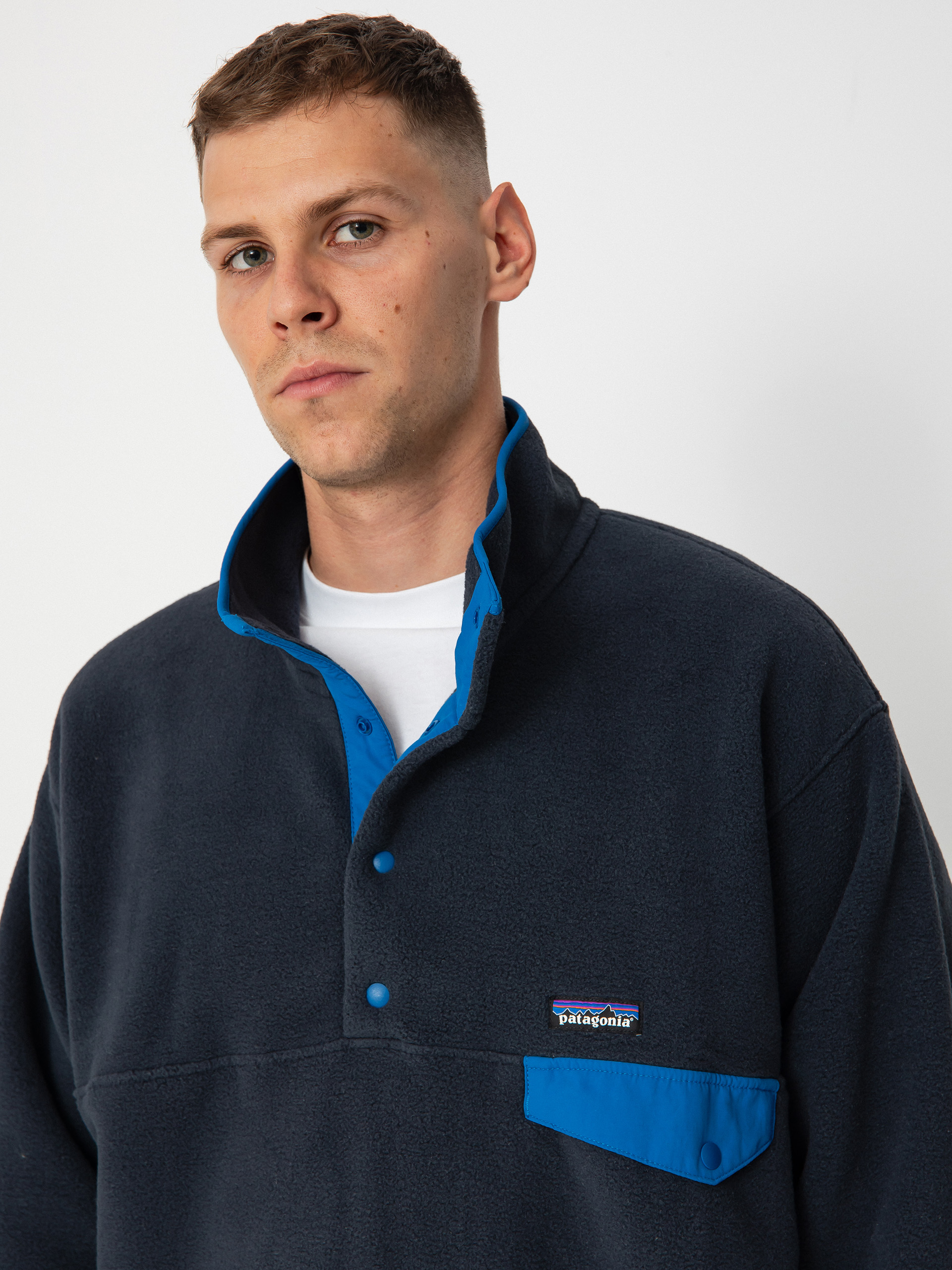 Męski Polar Patagonia Synch Snap T (pitch blue)