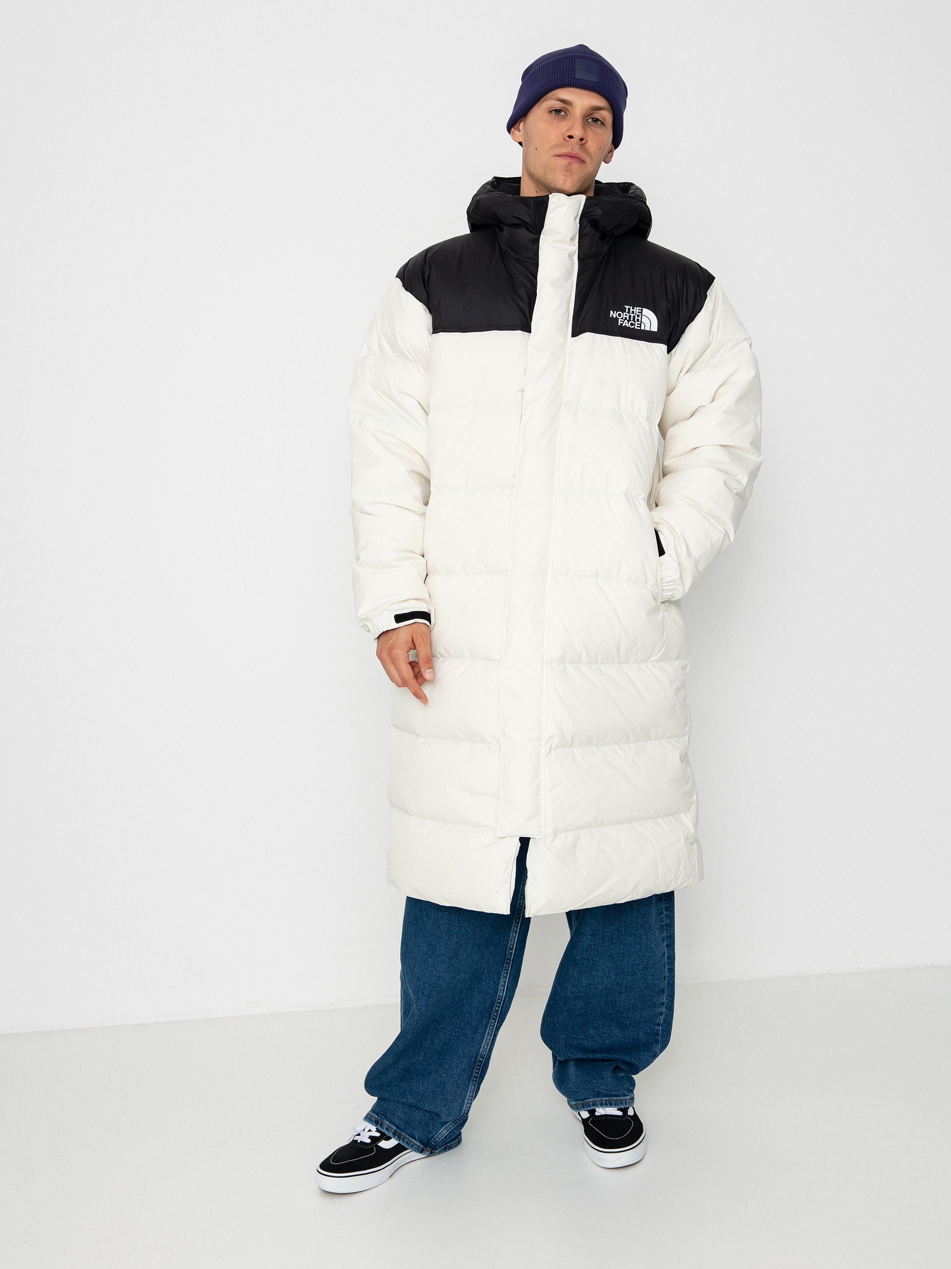 Kurtka The North Face Nuptse Parka (white dune/tnf black)