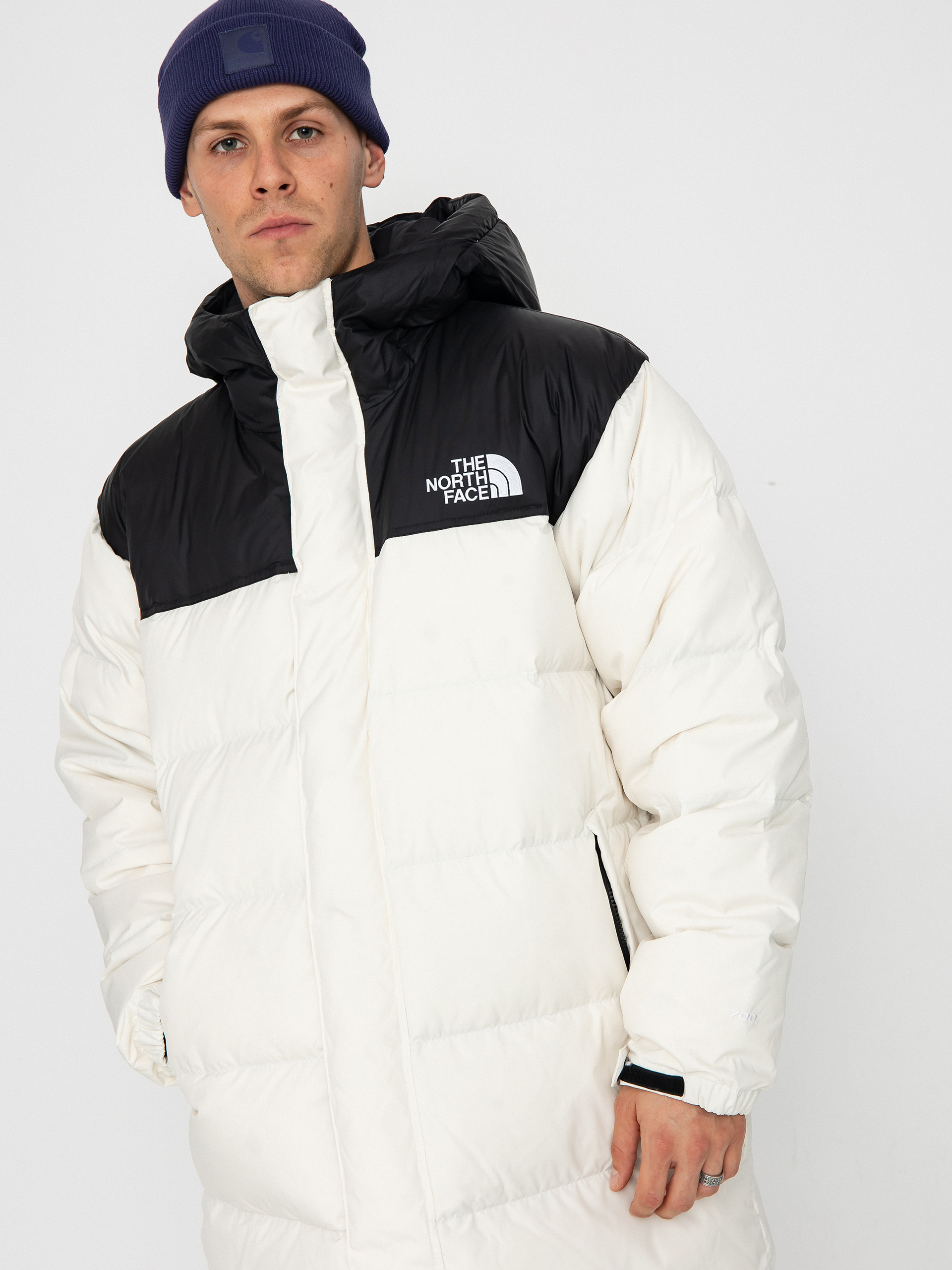Kurtka The North Face Nuptse Parka (white dune/tnf black)