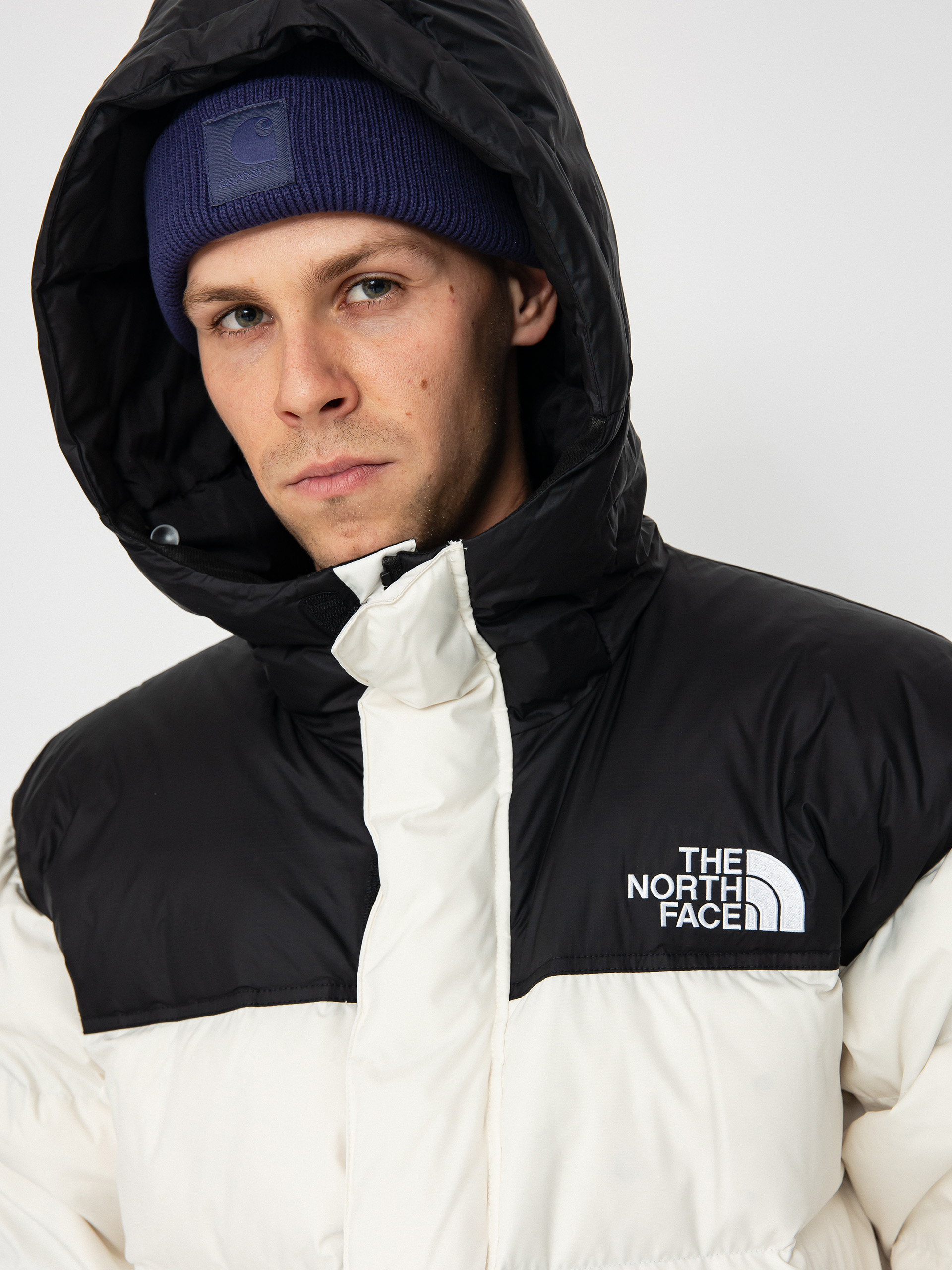 Kurtka The North Face Nuptse Parka (white dune/tnf black)