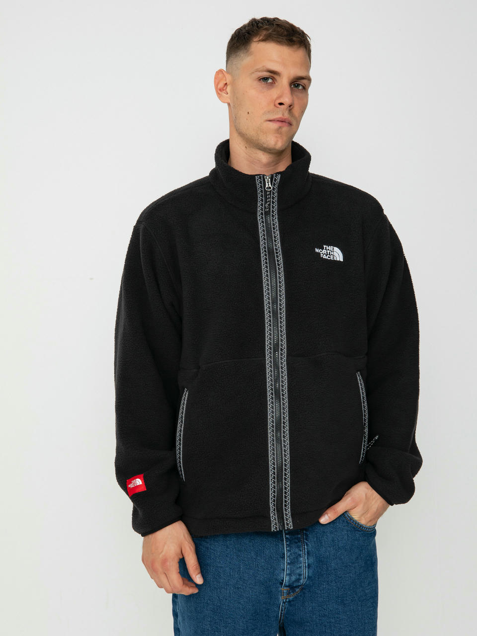 Męski Polar The North Face Tnf Fleeski FZ (tnf black)