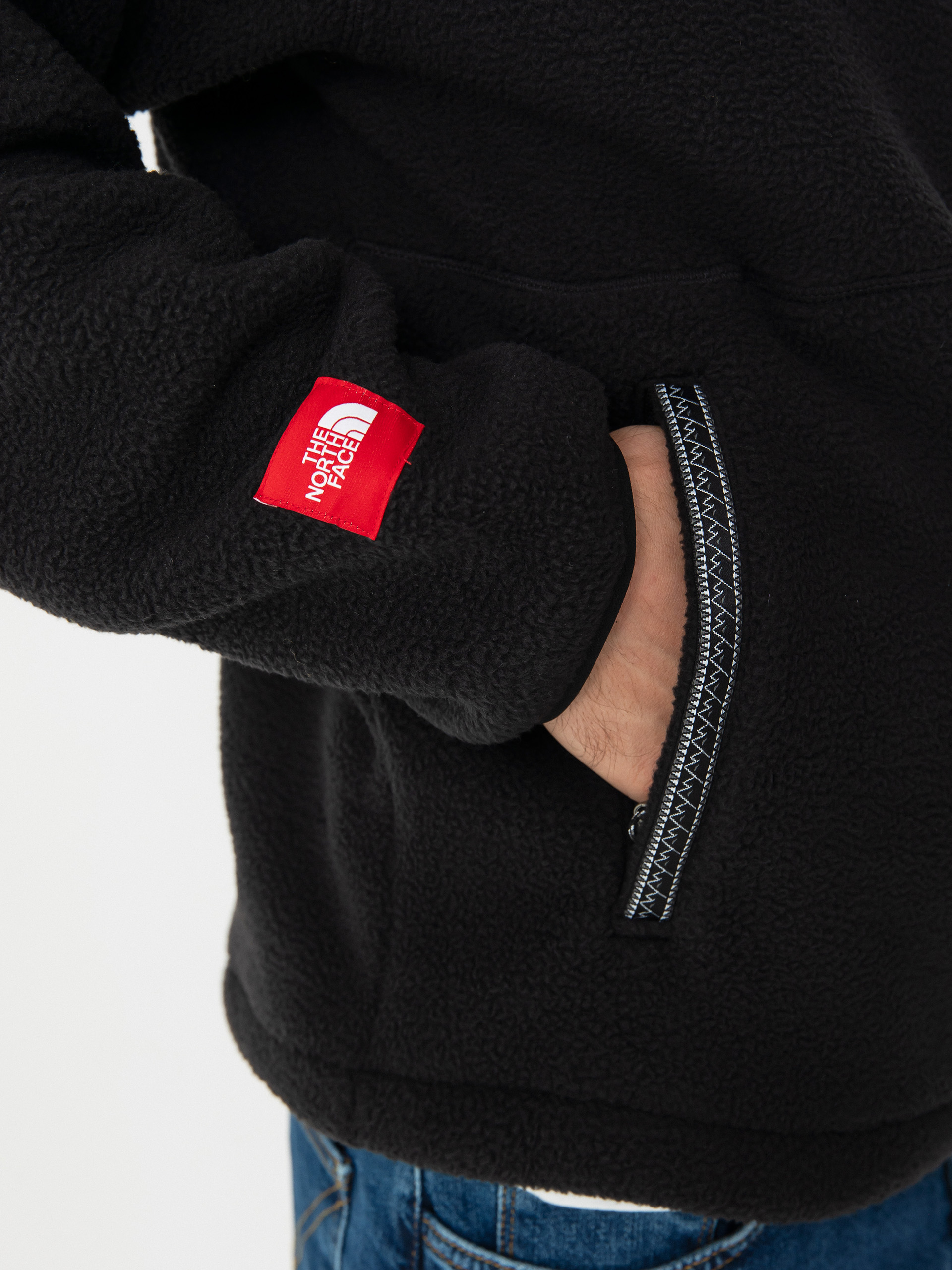 Męski Polar The North Face Tnf Fleeski FZ (tnf black)