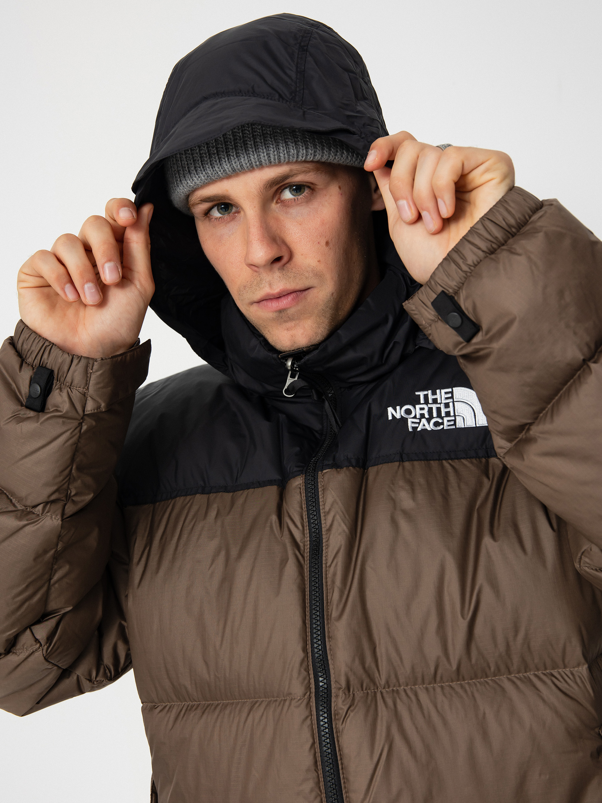 Kurtka The North Face 1996 Retro Nuptse (smokey brown/tnf black)