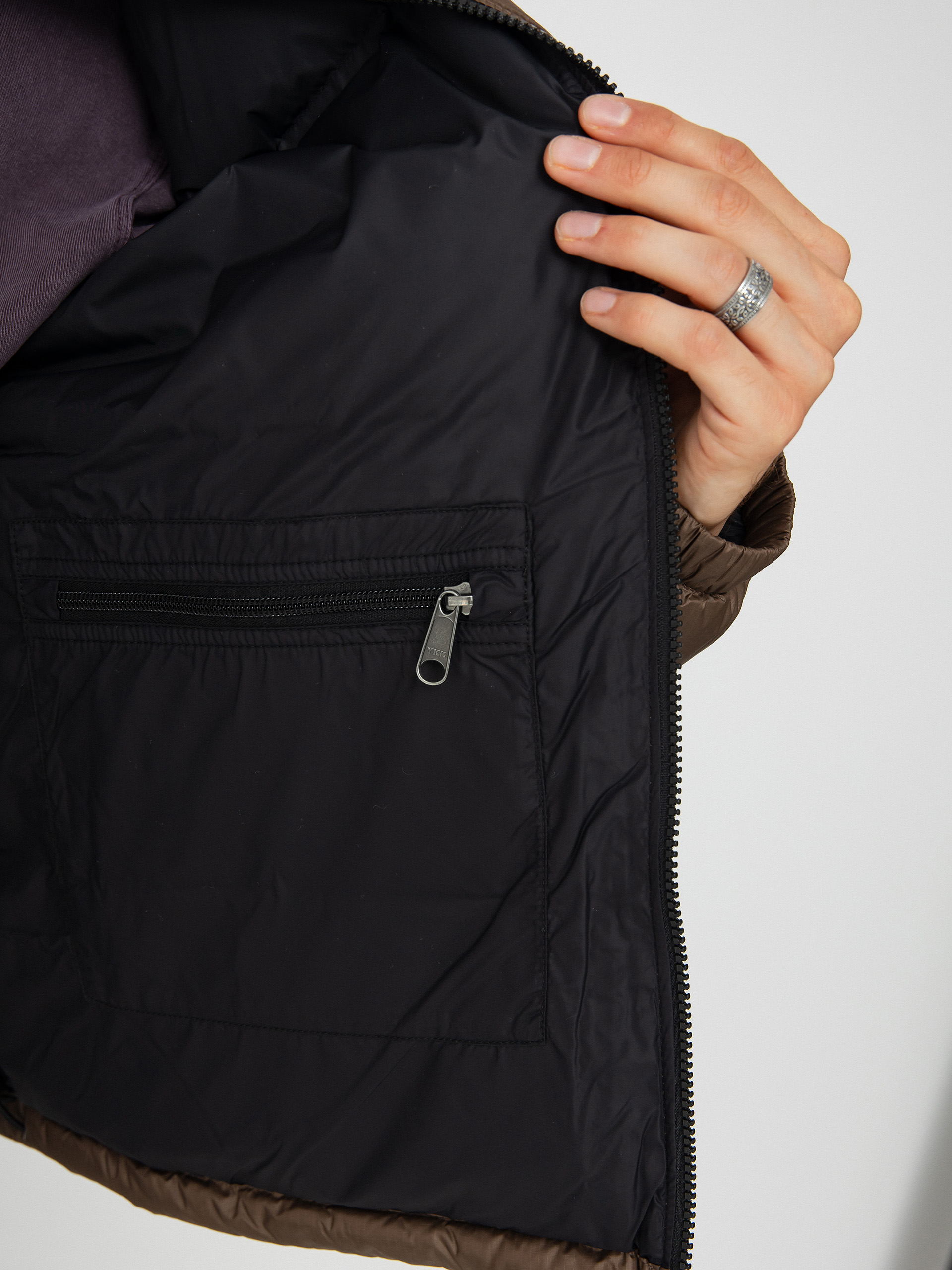 Kurtka The North Face 1996 Retro Nuptse (smokey brown/tnf black)