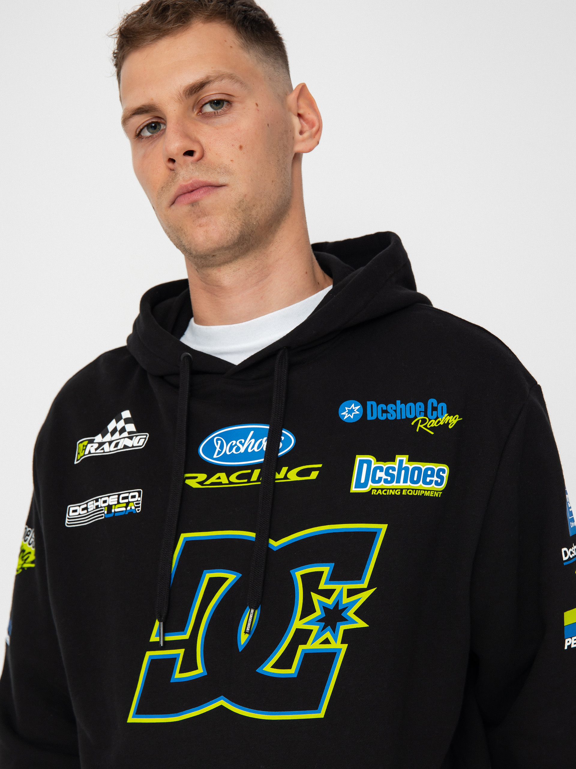 Bluza z kapturem DC Racing HD (black)