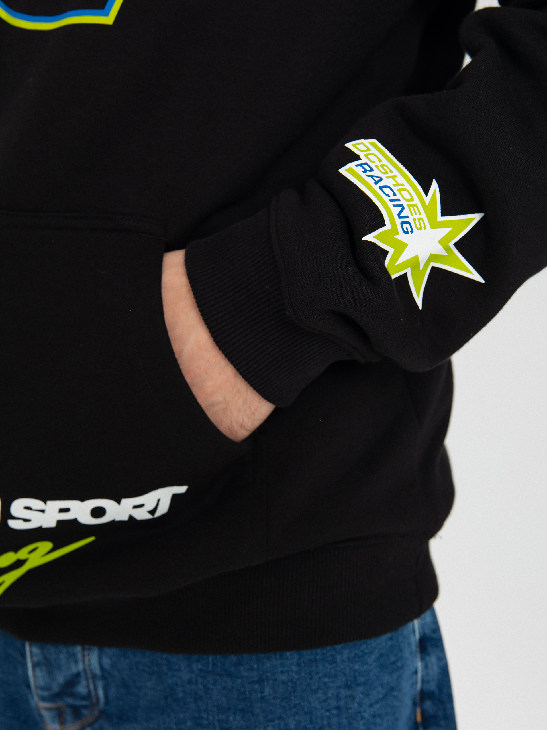 Bluza z kapturem DC Racing HD (black)