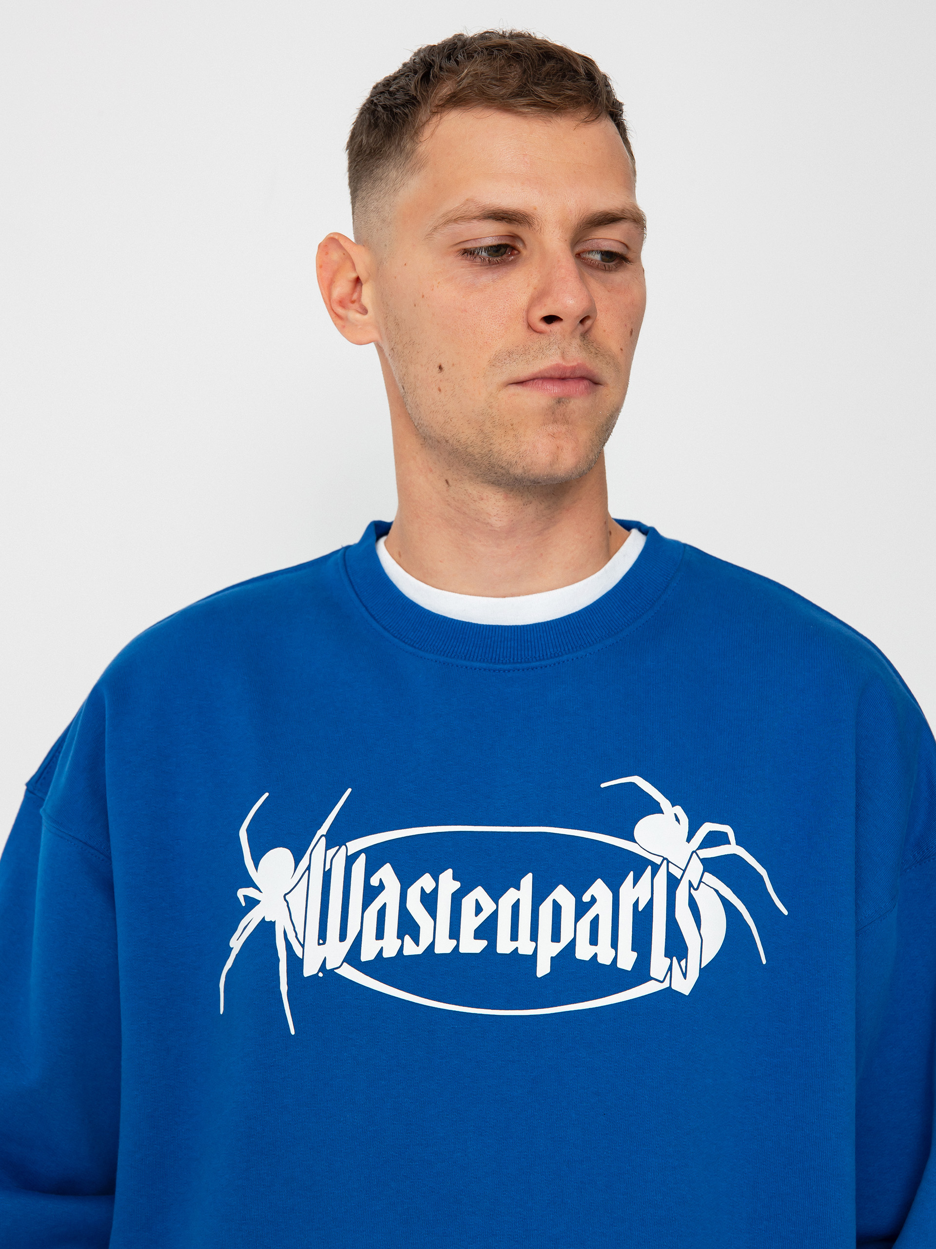 Bluza Wasted Paris Boiler Reset (arena blue)