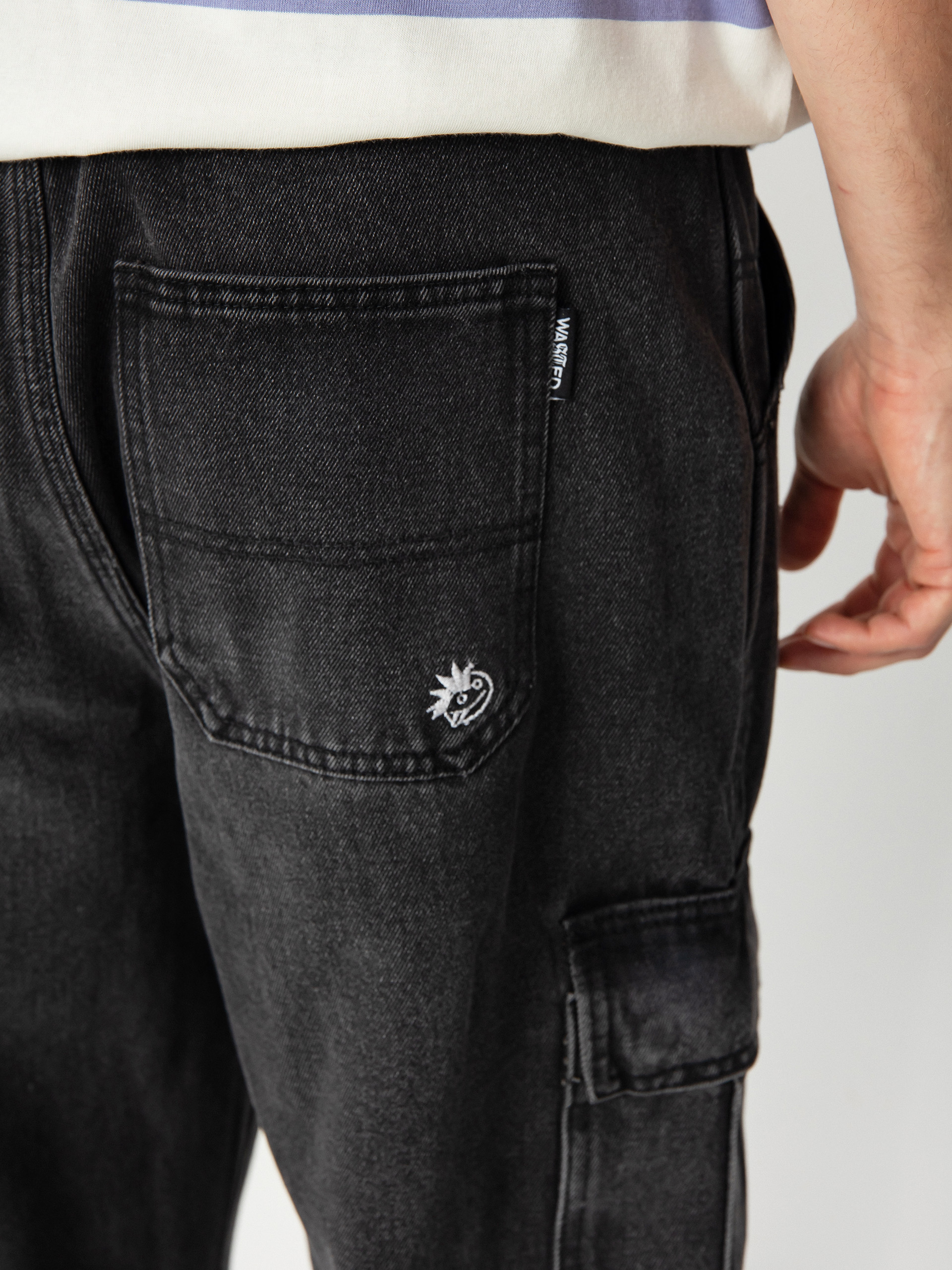 Spodnie Wasted Paris Acid Creager (faded black)