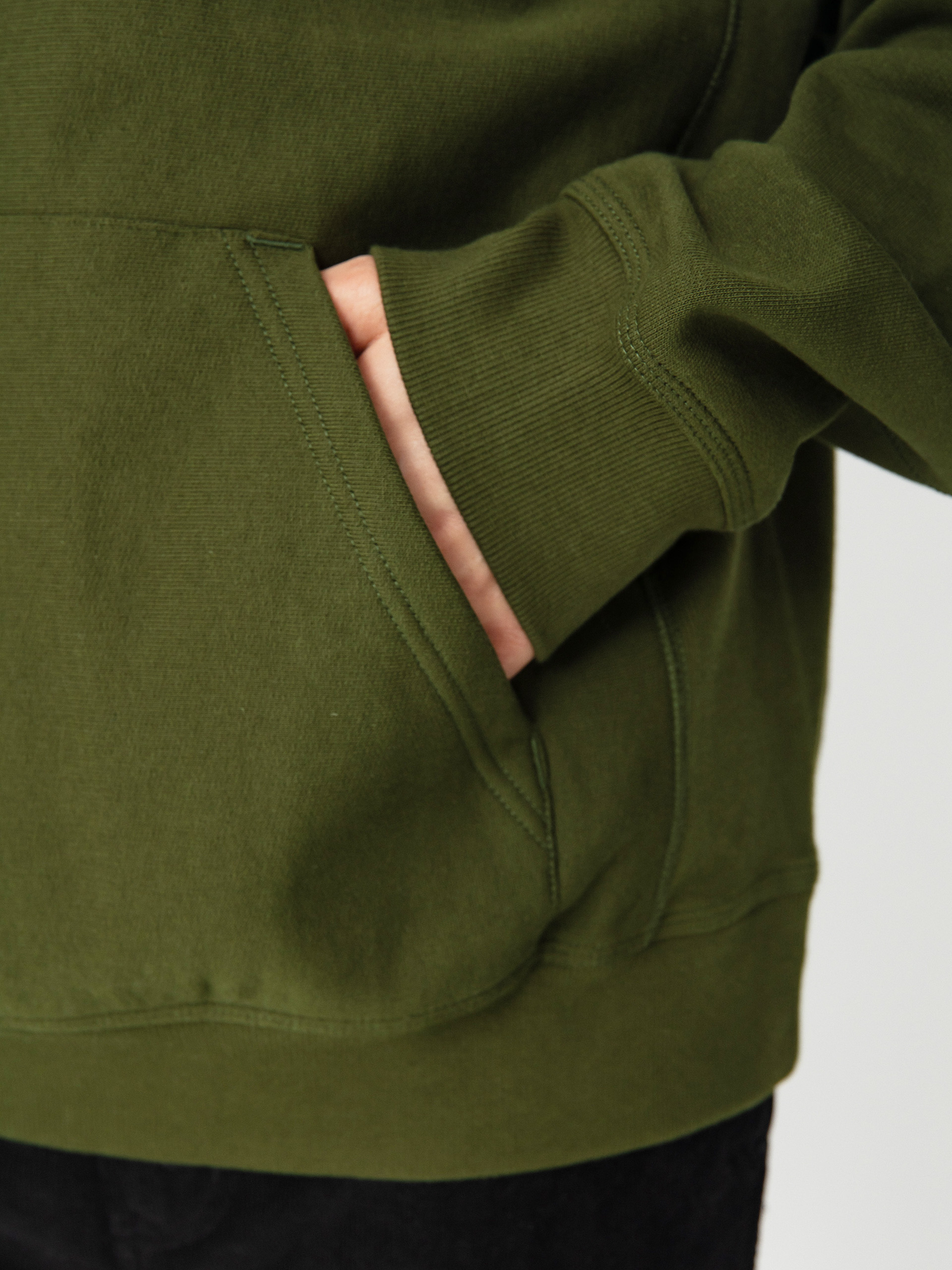 Bluza z kapturem Carhartt WIP American Script HD (tarragon)