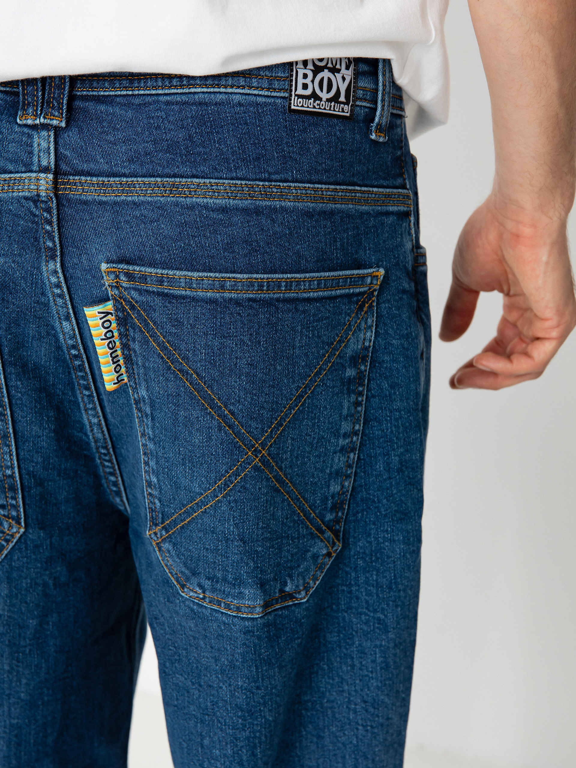 Spodnie Homeboy X Tra Baggy Denim (washed blue)