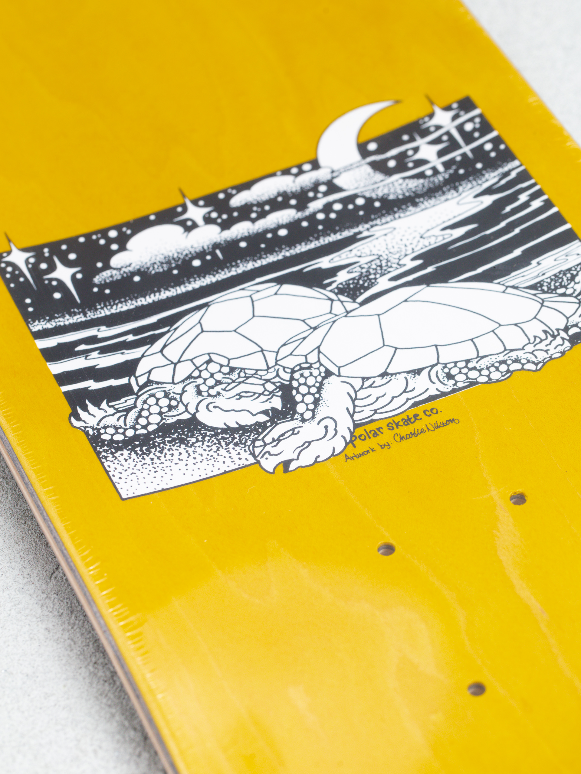 Deck Polar Skate Emile Laurent Turtle Town (yellow/black)