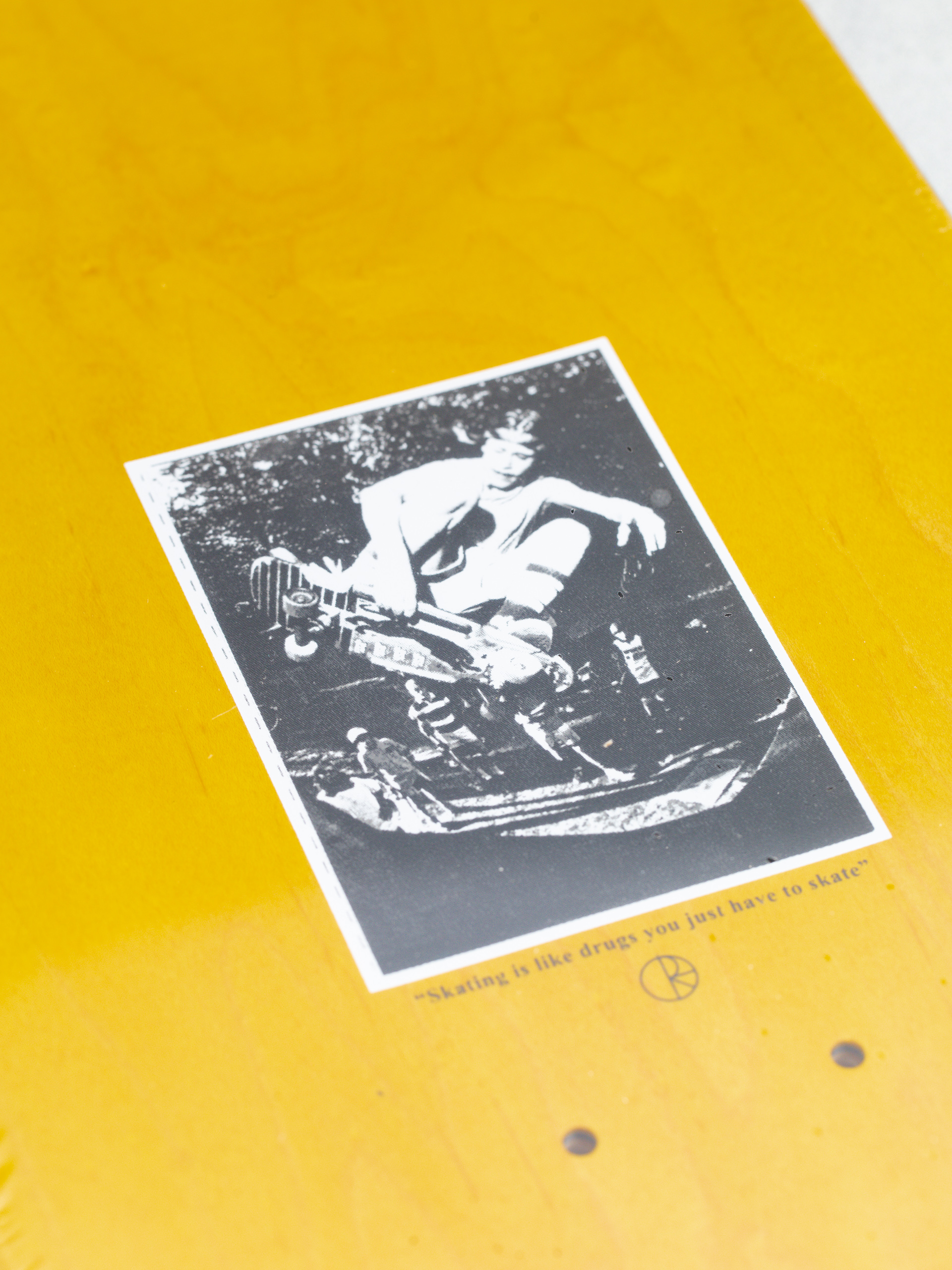 Deck Polar Skate David Stenstrom Tape and Panther (white/black)