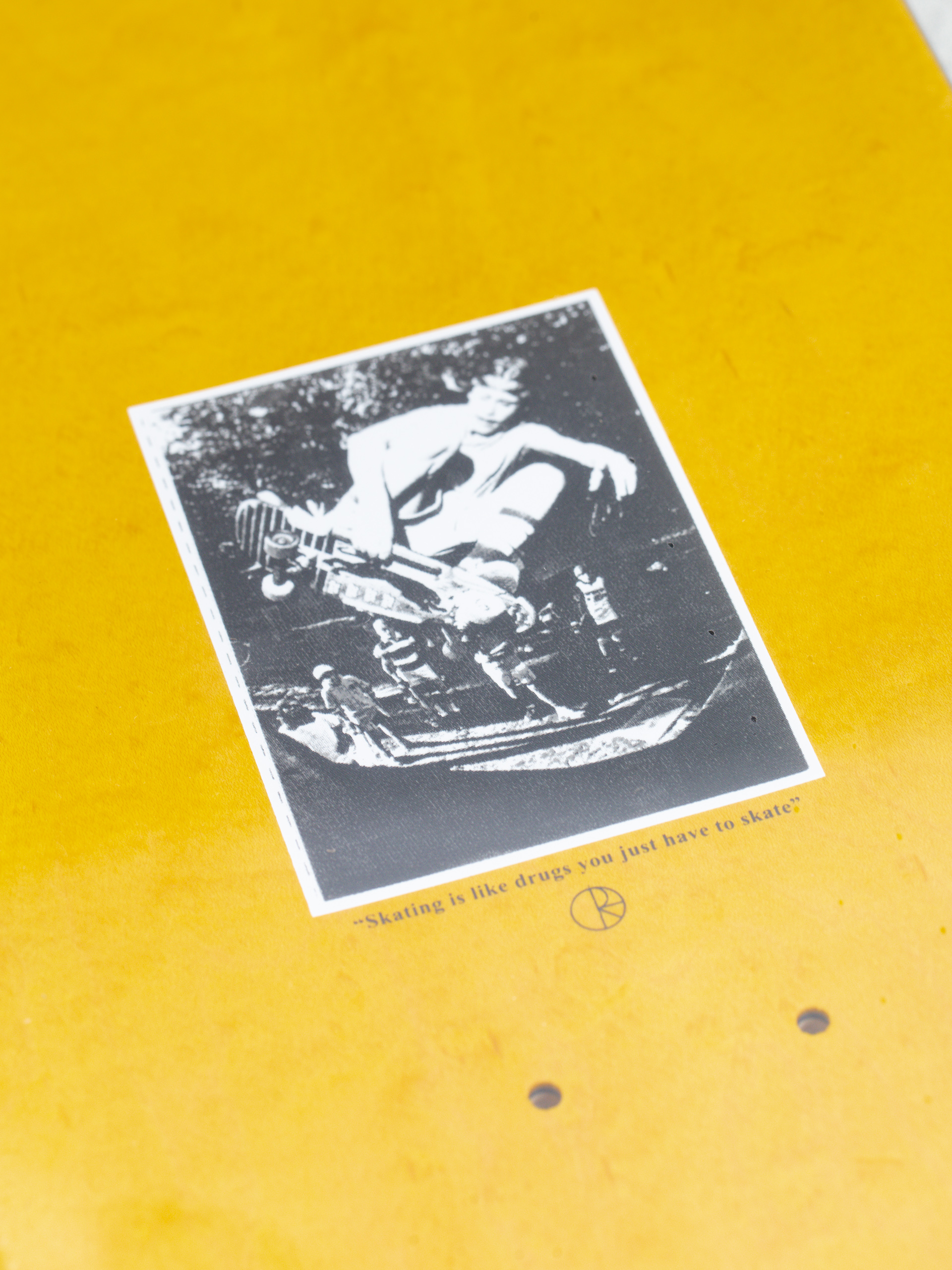 Deck Polar Skate David Stenstrom Tape and Panther Veneer (yellow/black)