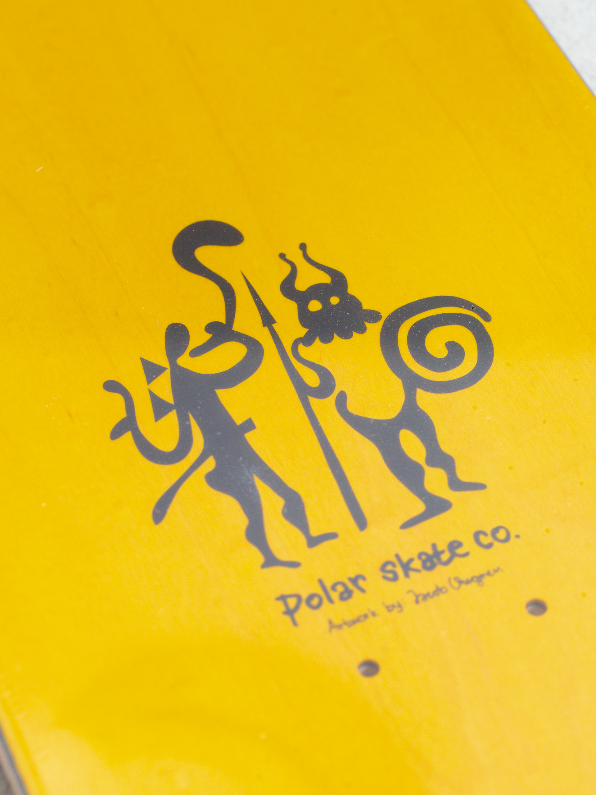 Deck Polar Skate Team Model Trumpets (yellow)