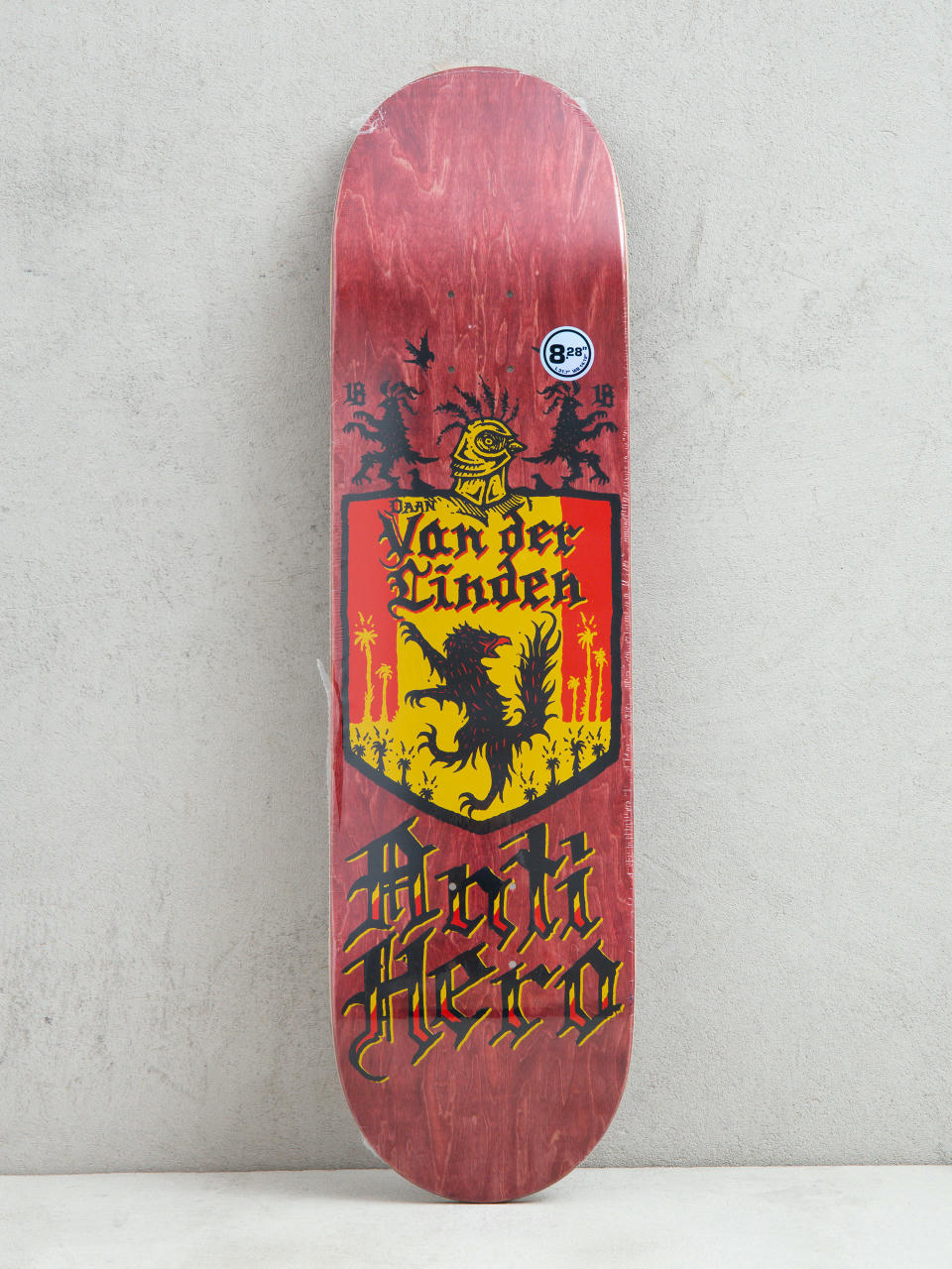 Deck Antihero Daan Coat Of Arms (burgundy)