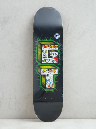 Deck Antihero Grant Stacked (black/green)