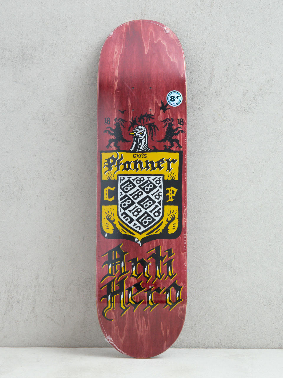 Deck Antihero Pfanner Coat Of Arms (burgundy)