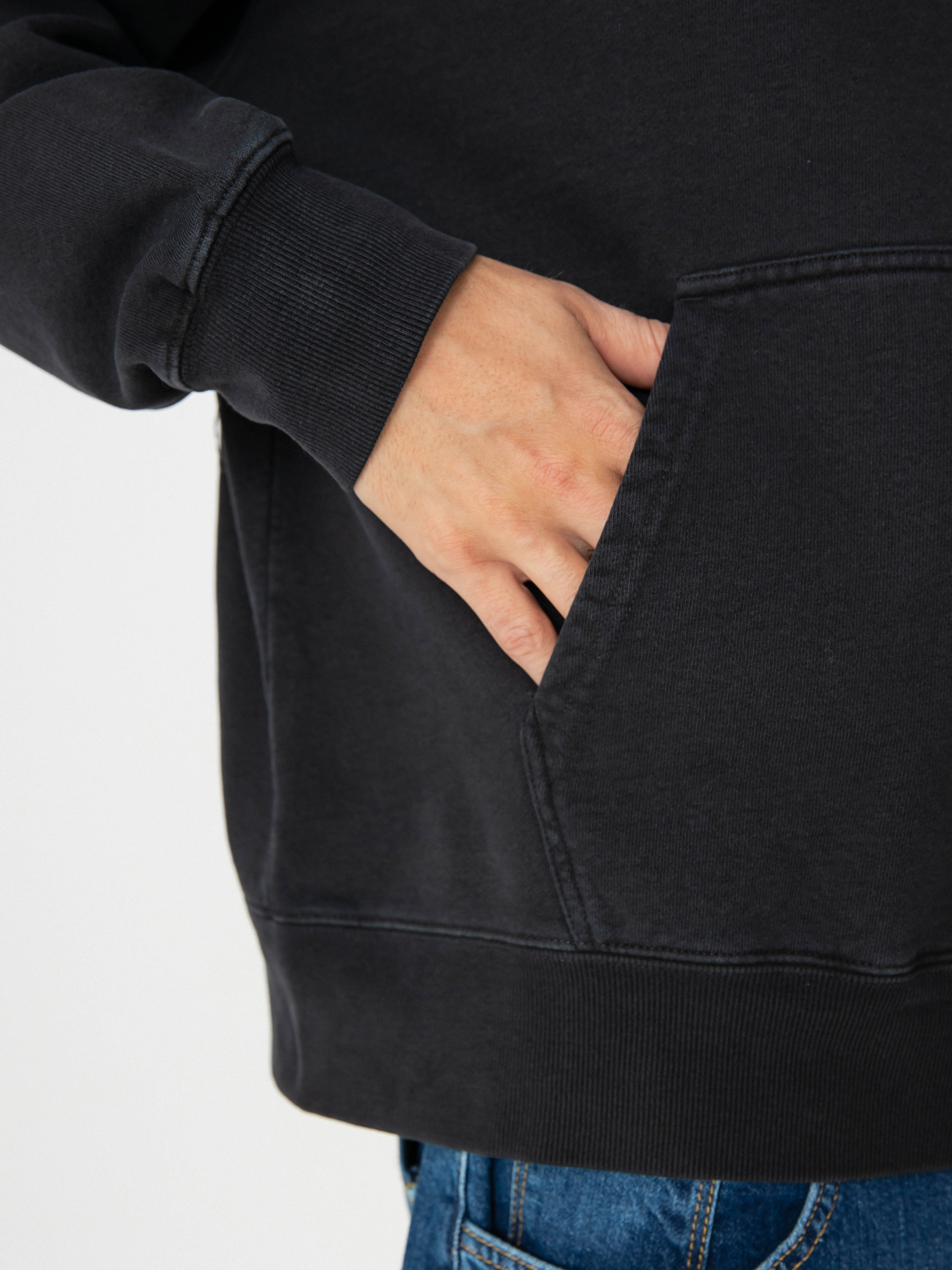 Bluza z kapturem Fox Wordmark HD (black)