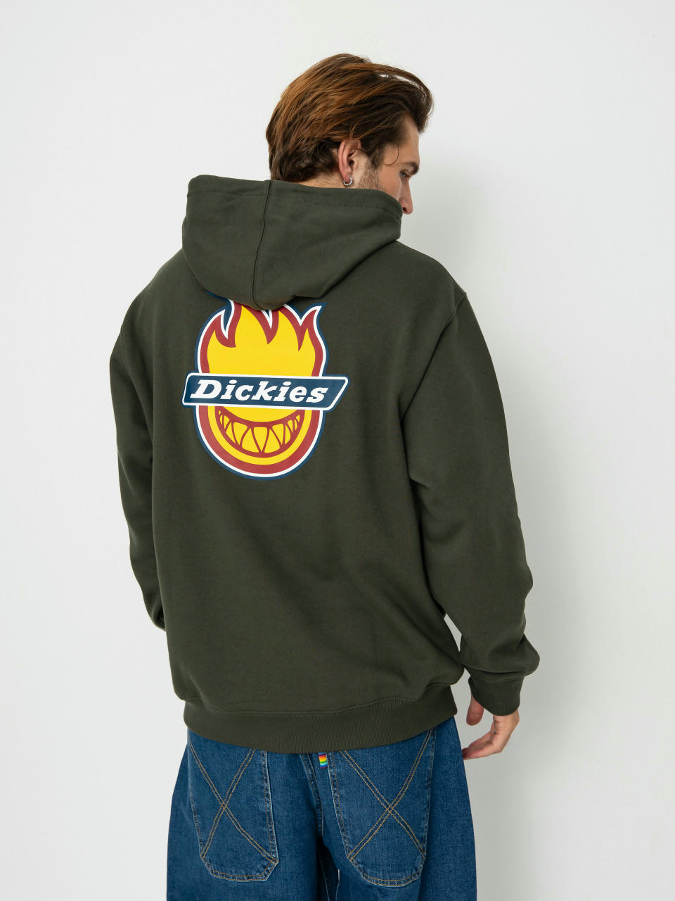 Bluza z kapturem Dickies X Spitfire Hoodie HD (olive green)