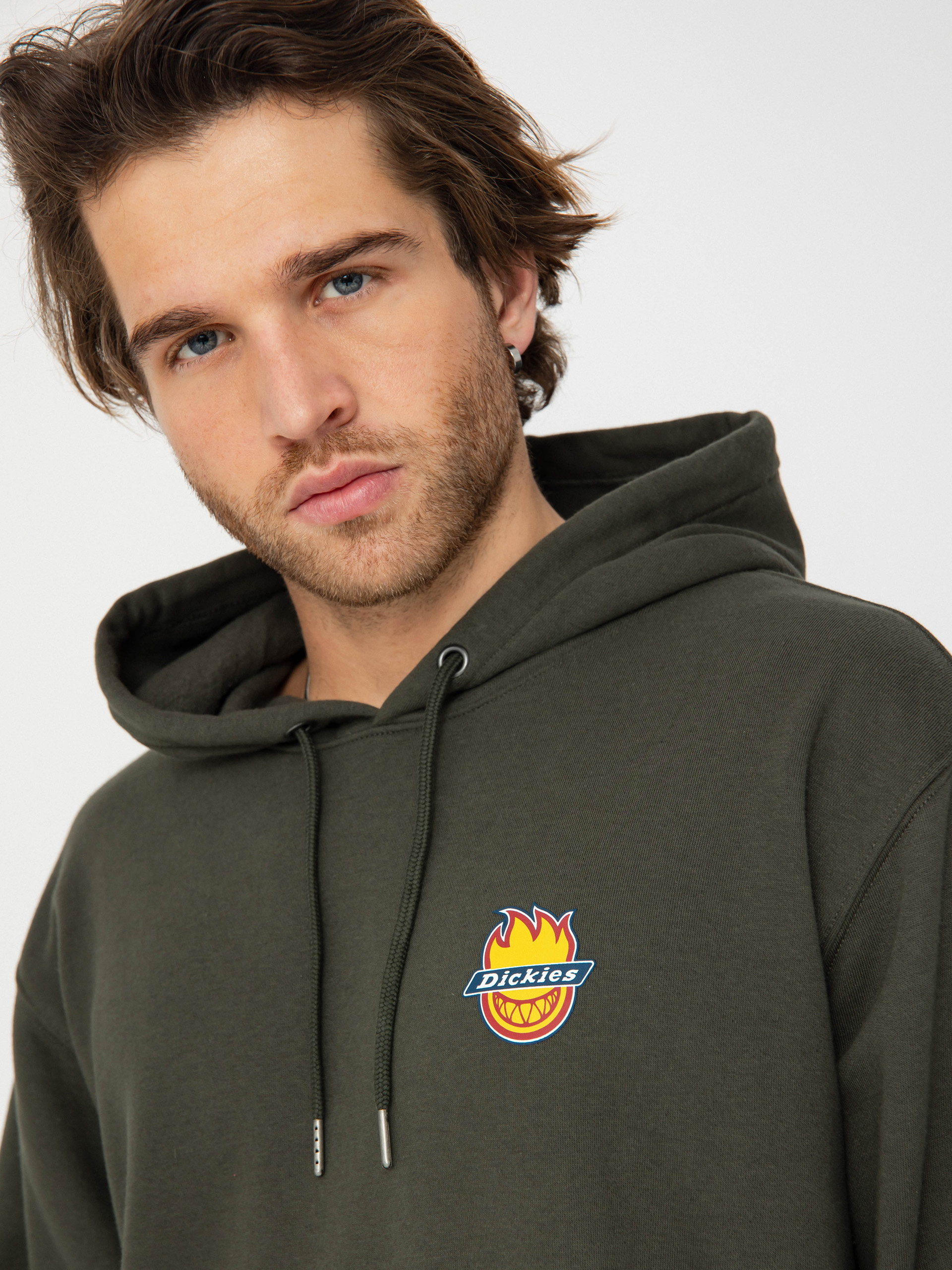 Bluza z kapturem Dickies X Spitfire Hoodie HD (olive green)