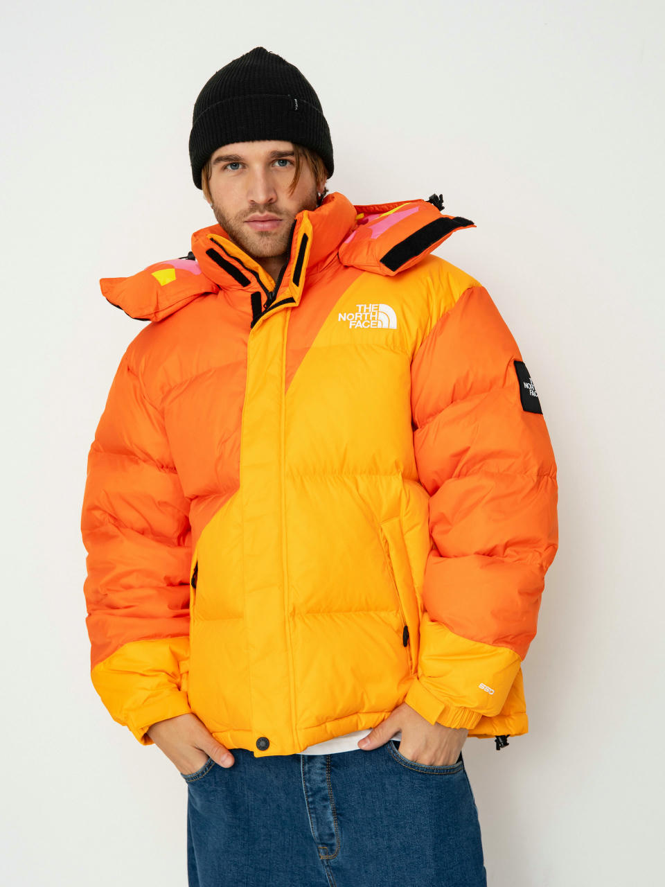 Kurtka The North Face X Yinka Ilori Down Puffer (red orange/apricot glaz)