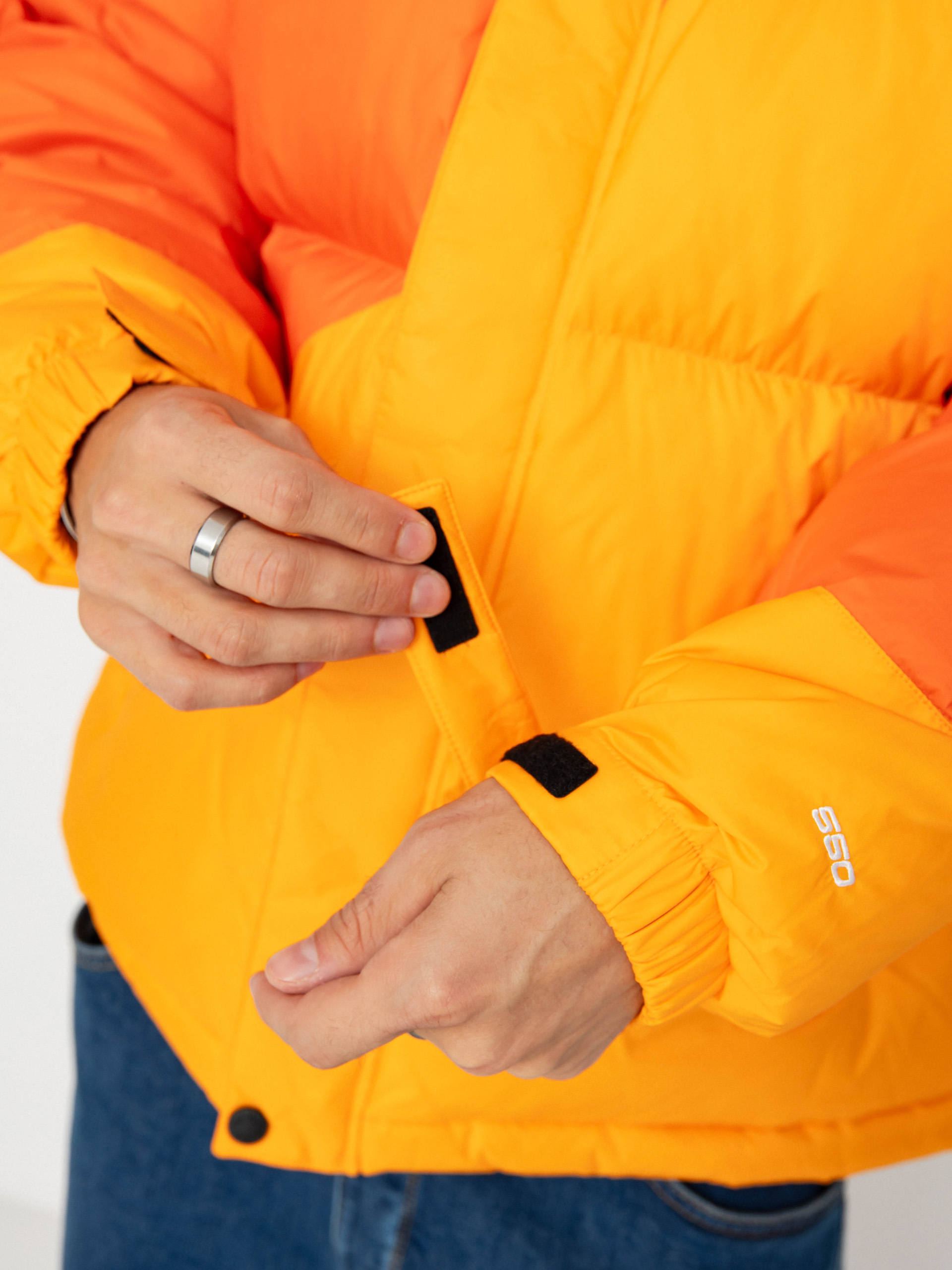 Kurtka The North Face X Yinka Ilori Down Puffer (red orange/apricot glaz)