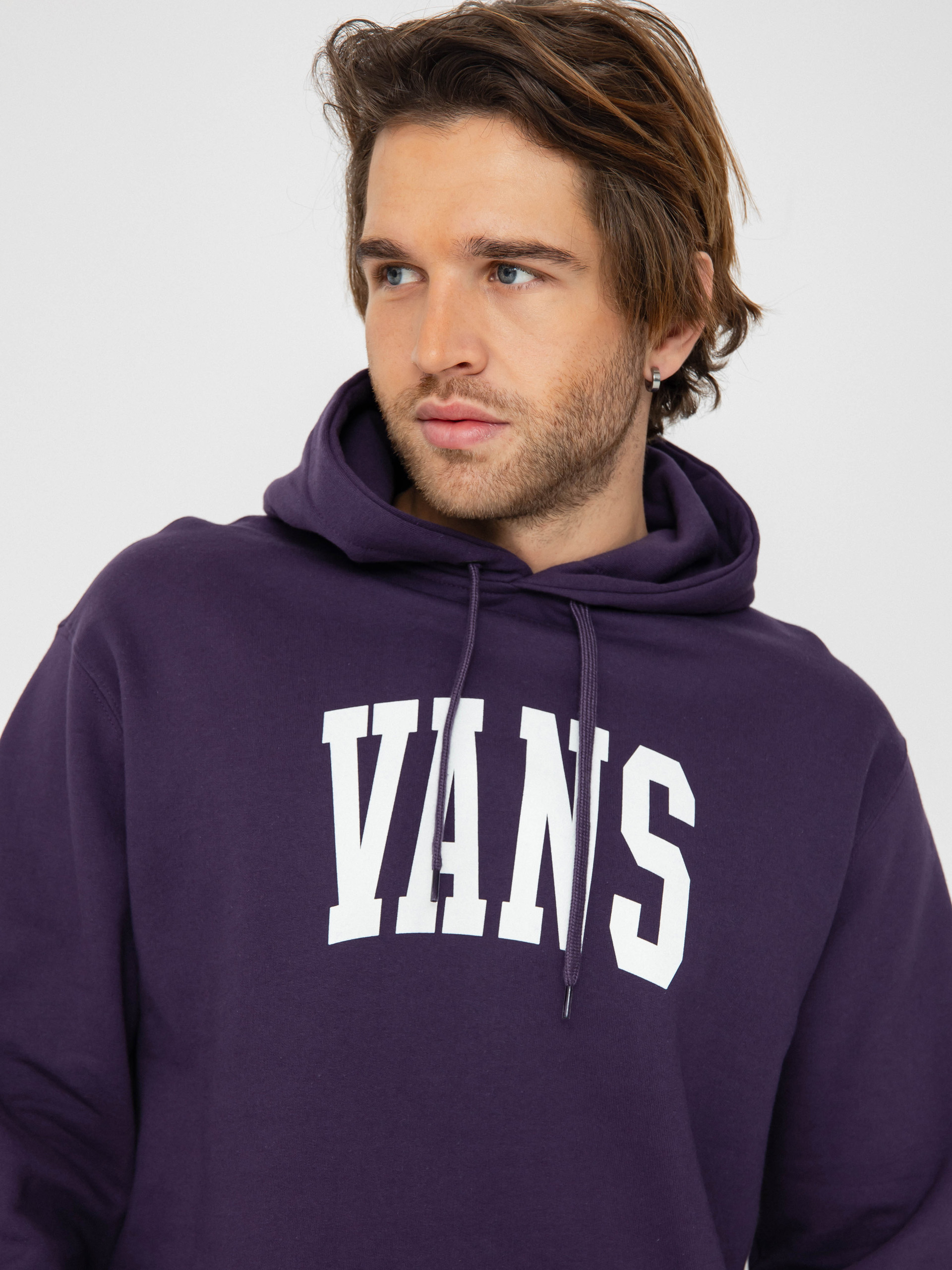 Bluza z kapturem Vans Arched HD (gothic grape)