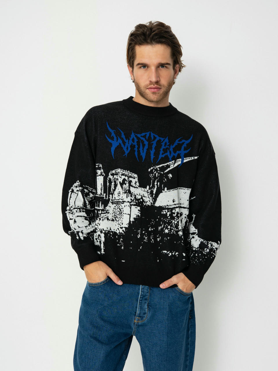 Sweter Wasted Paris Vault (black)