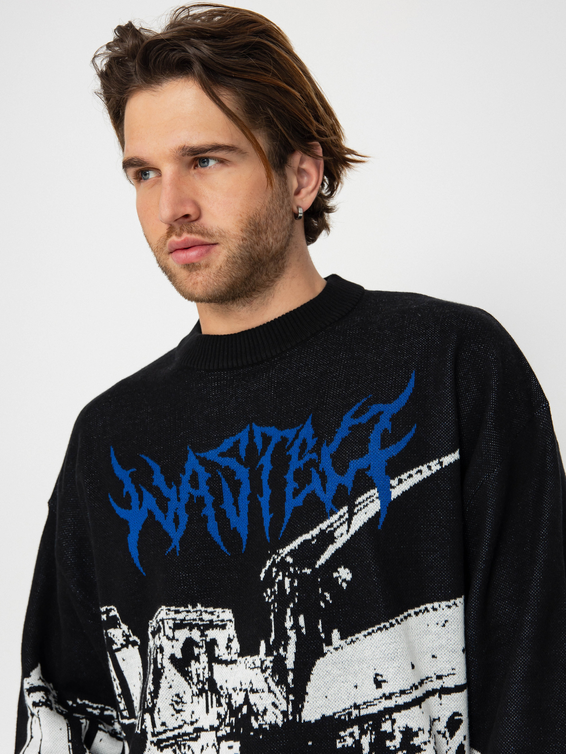Sweter Wasted Paris Vault (black)