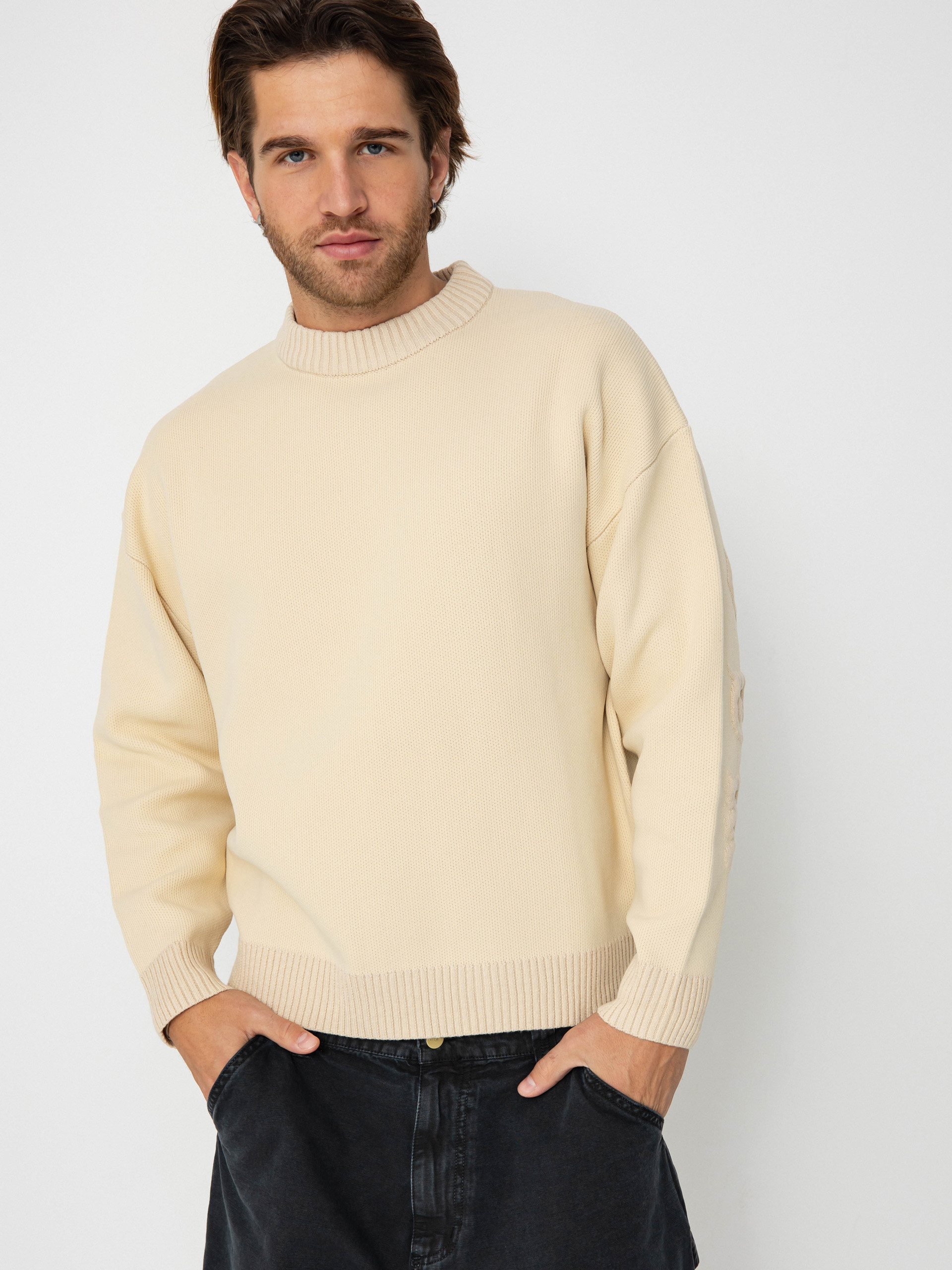 Sweter Wasted Paris Kingdom Curve (sand)