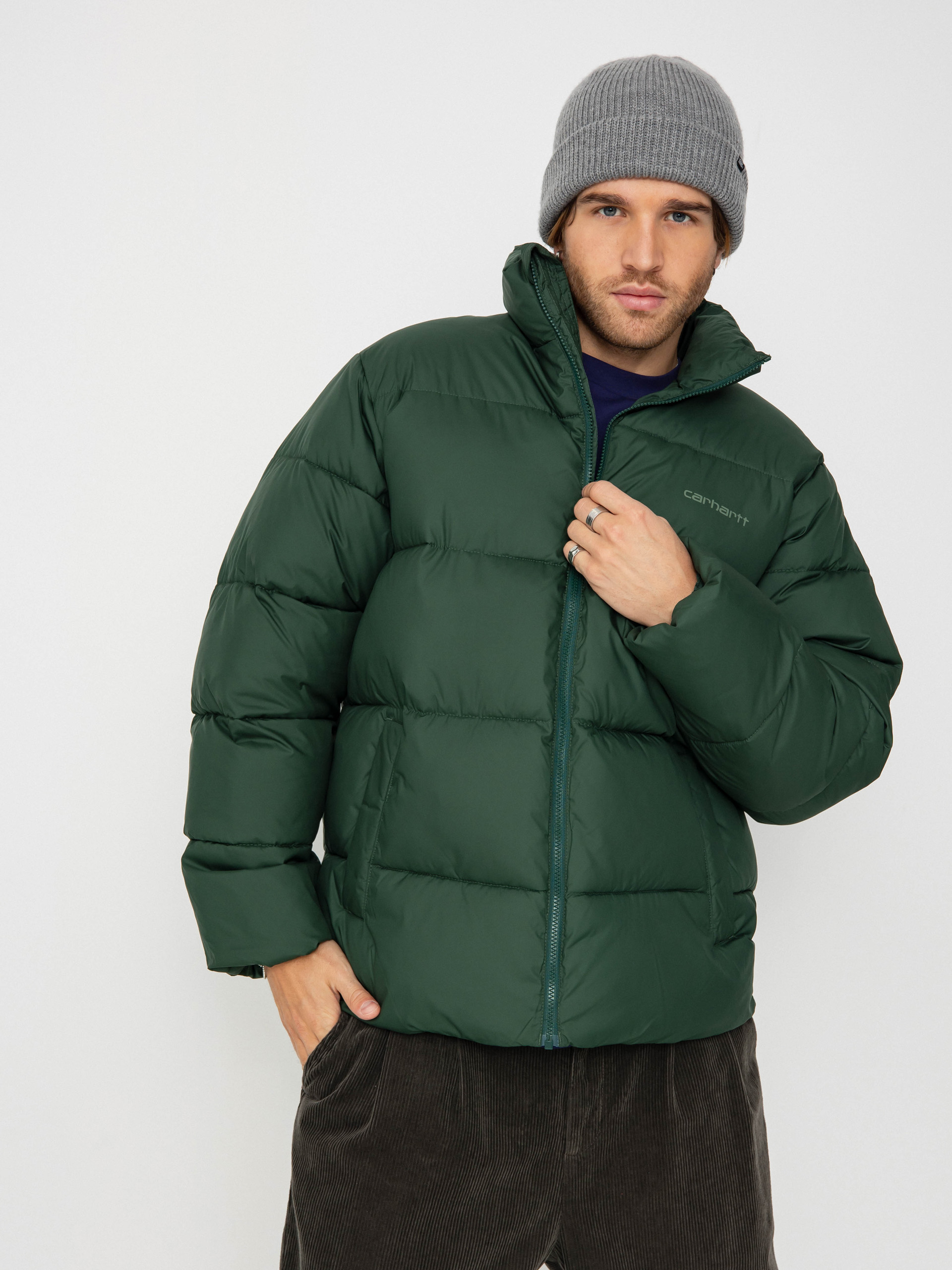 ジャケット・アウター carhartt Green Kurtka Carhartt WIP Springfield - zielony (sycamore tree