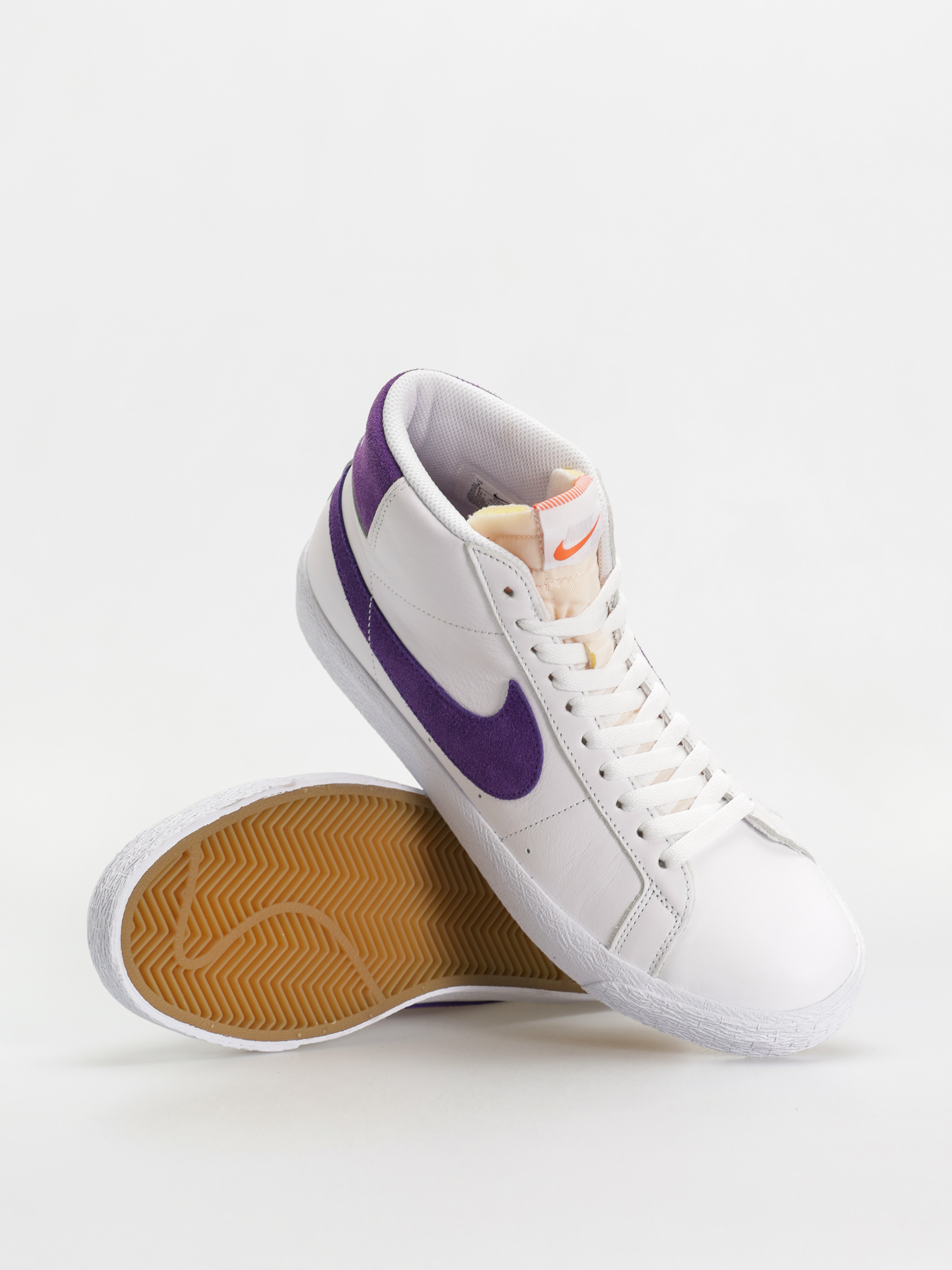 Buty Nike SB Zoom Blazer Mid (white/court purple white gum light brown)